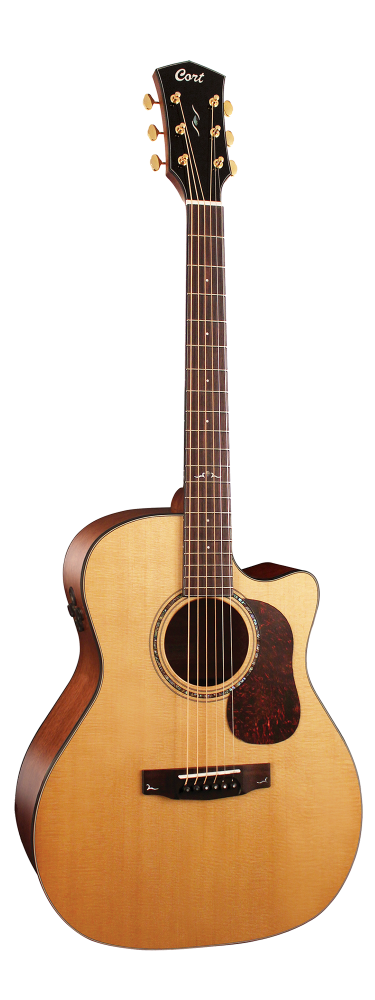 Cort Gold A6 Acoustic Electric Guitar - Natural
