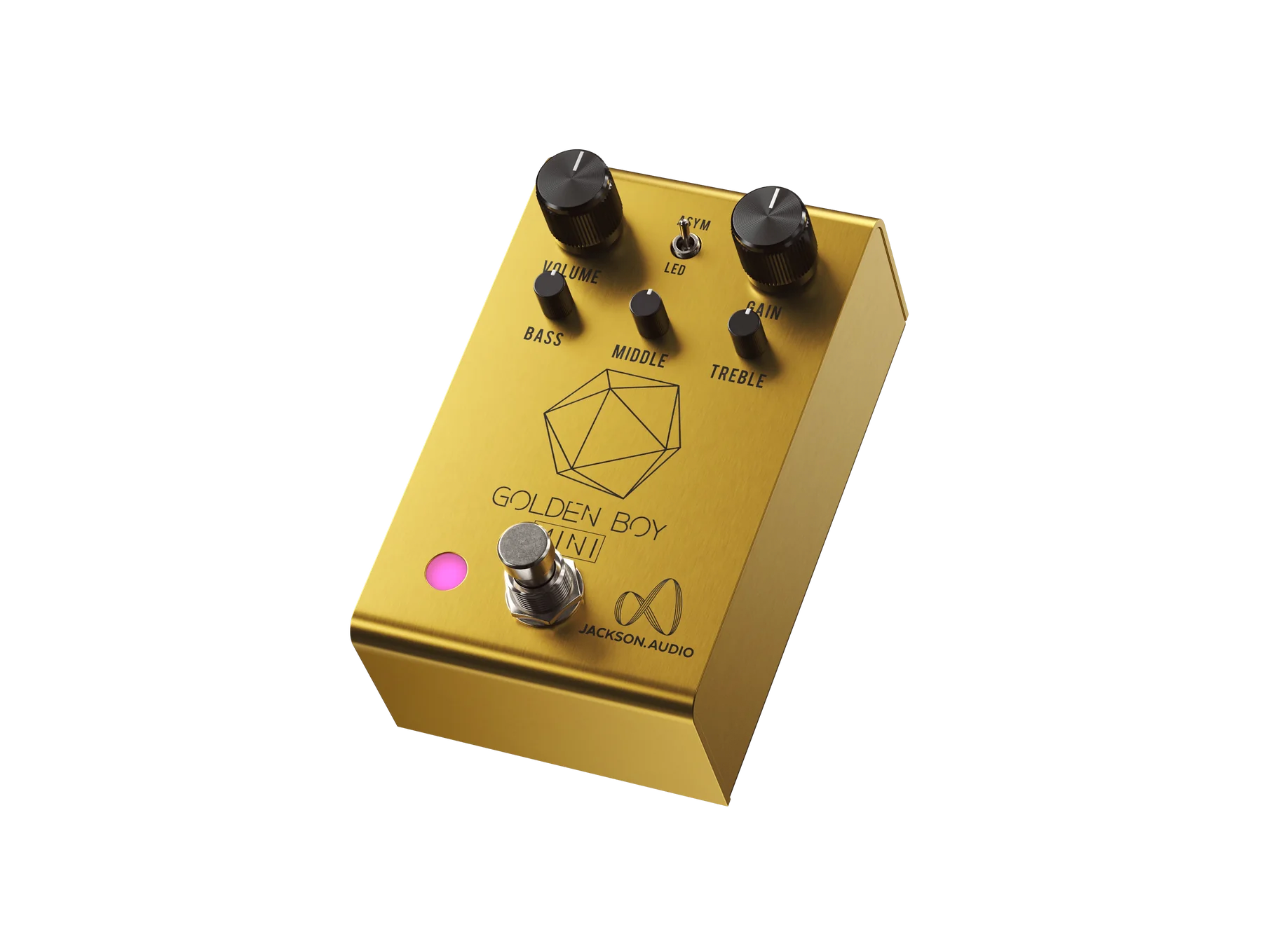 Jackson Audio GOLDEN BOY MINI GLD Joey Landreth Signature Overdrive Pedal - GOLD