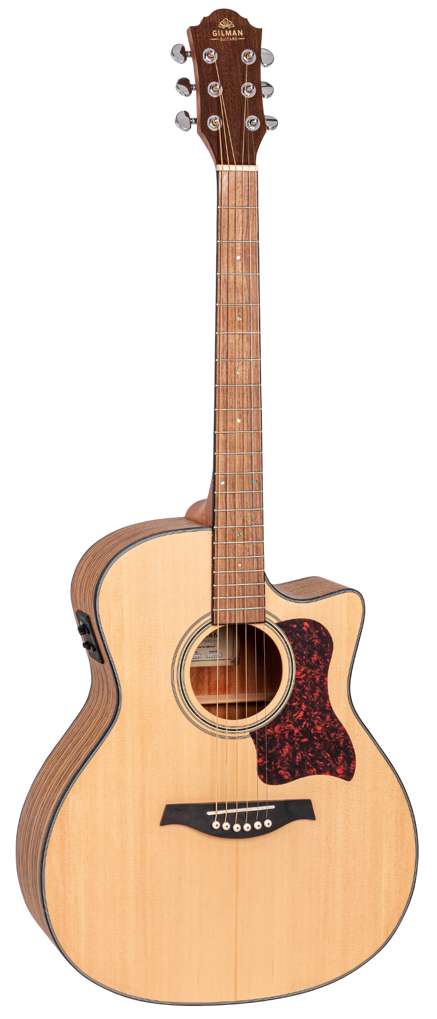 Gilman GOM10CE OM body Acoustic Electric Guitar