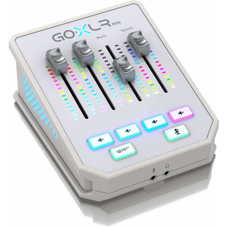 TC Helicon GoXLR MINI WHITE All-in-one Audio Interface