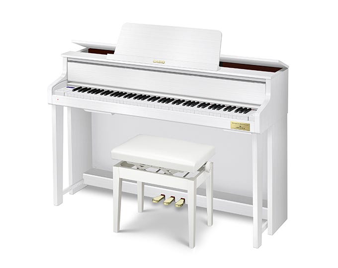 Casio GP-310 Grand Hybrid Digital Piano w/Matching Bench - White