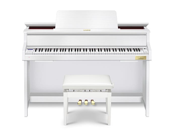 Casio GP-310 Grand Hybrid Digital Piano w/Matching Bench - White