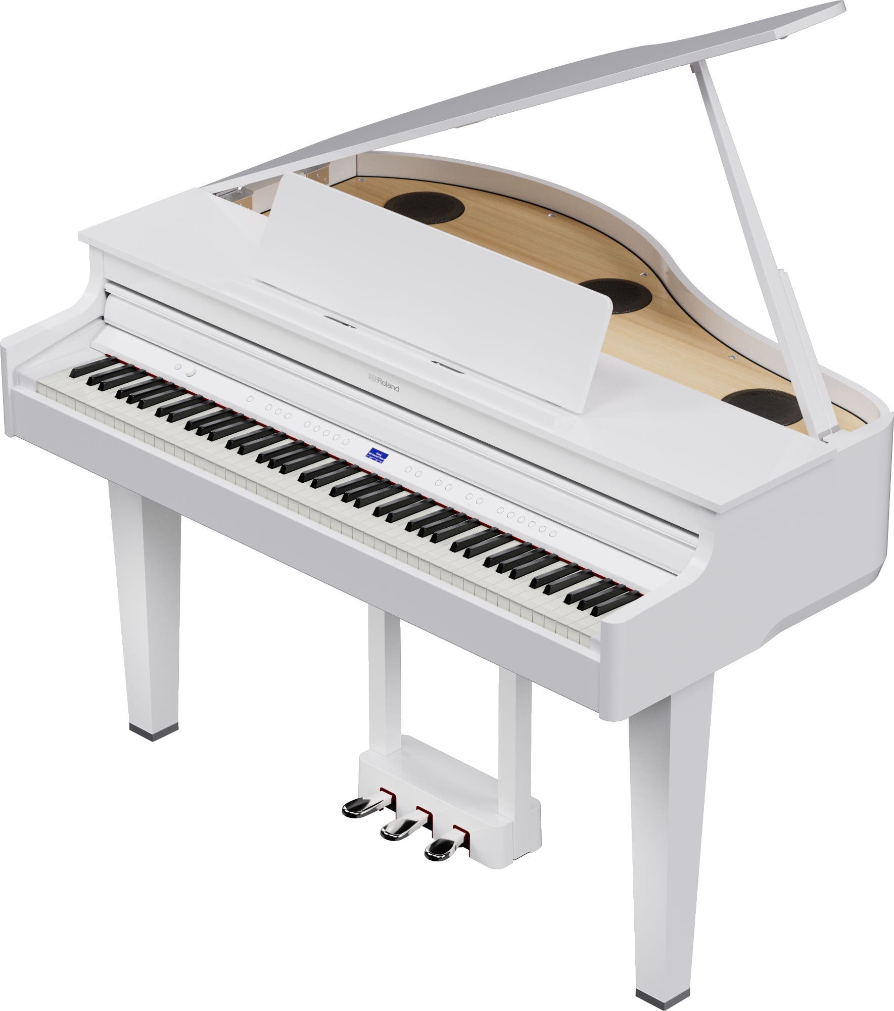 Roland GP6PW Mini Digital Grand Piano w/Bench - Polished White
