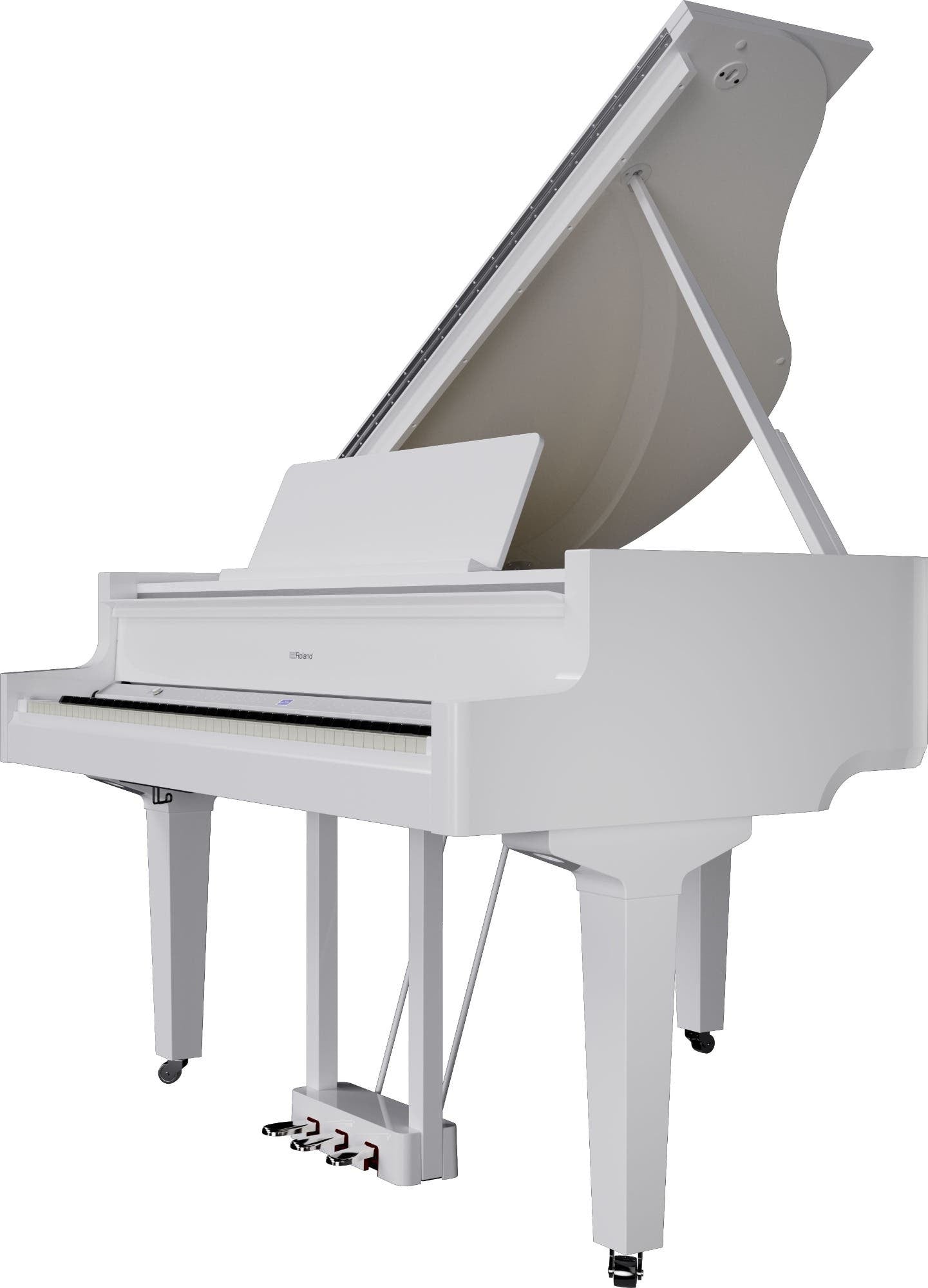 Roland GP9PW Mini Digital Grand Piano w/Matching Stool - Polished White