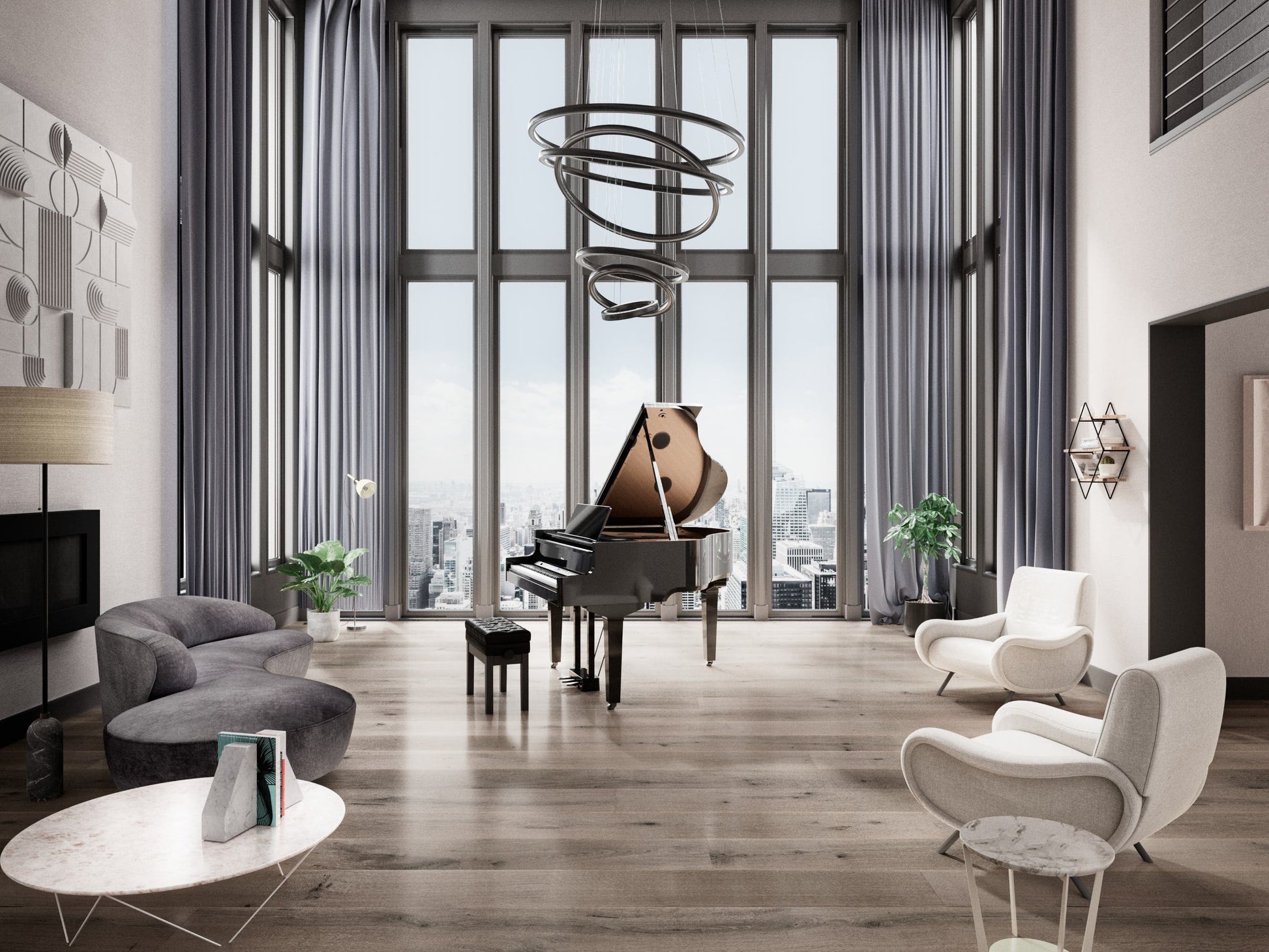 Roland GP9PE Digital Baby Grand Piano w/Matching Stool - Polished Ebony