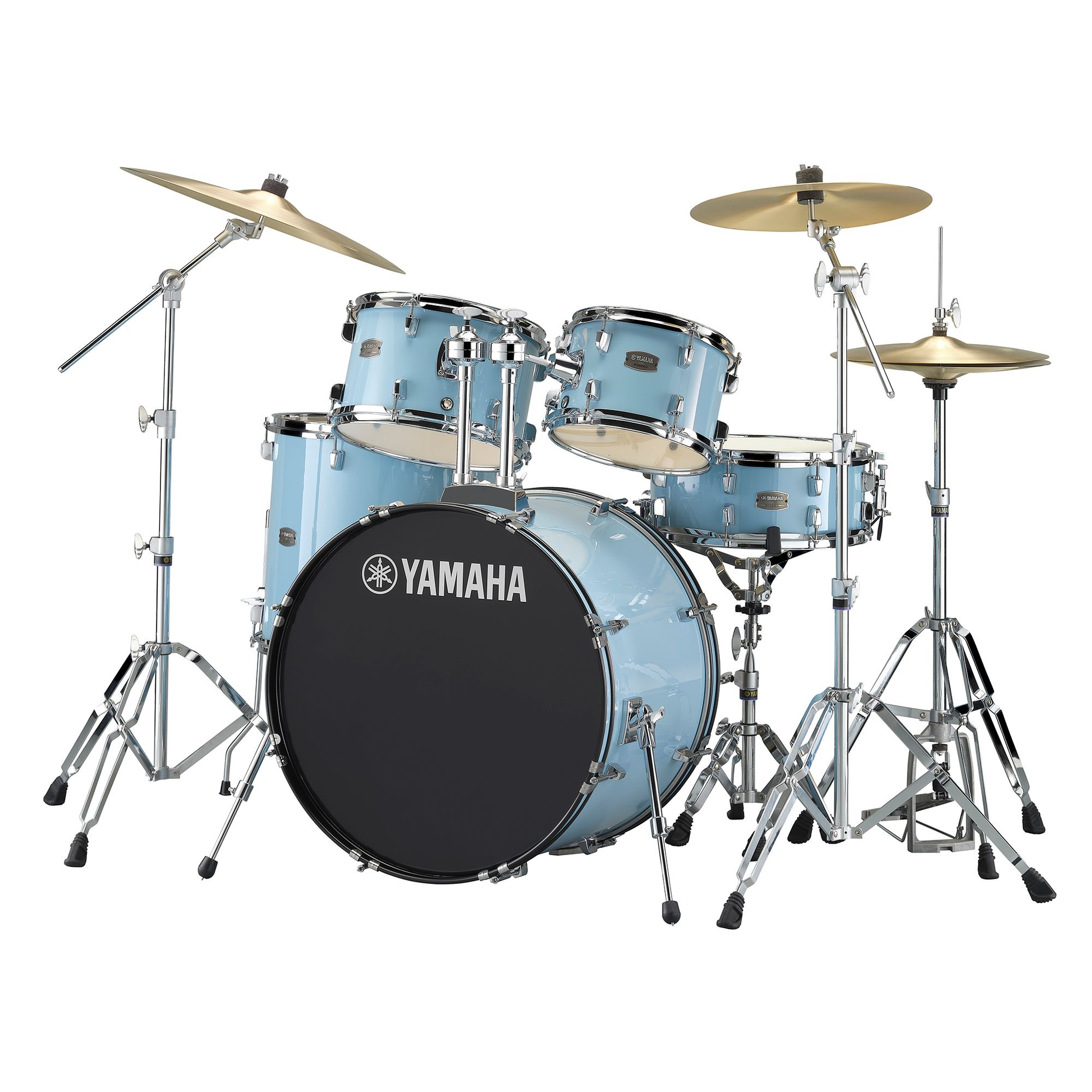 Yamaha Rydeen 5pc Euro Drum Kit - Gloss Pale Blue w/FREE DS550 STOOL!