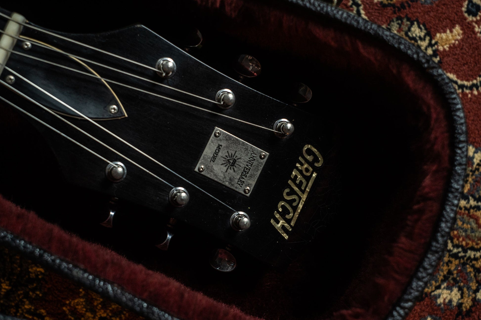 Gretsch USA G6118-R-CST Anniversary Relic Stephen Stern Masterbuilt - 2-Tone Smoke Green (#UC07030197) - Pre-Owned