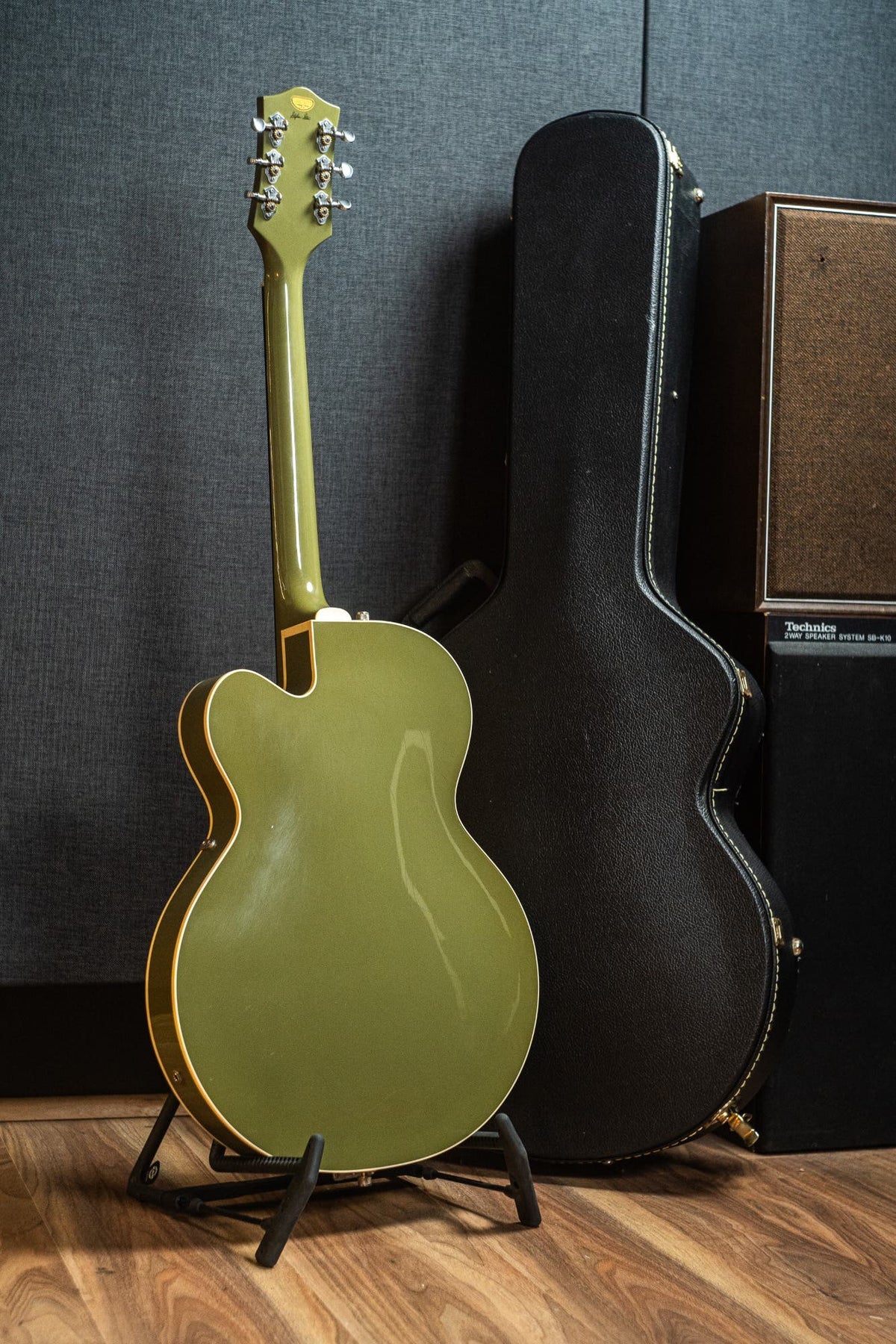 Gretsch USA G6118-R-CST Anniversary Relic Stephen Stern Masterbuilt - 2-Tone Smoke Green (#UC07030197) - Pre-Owned