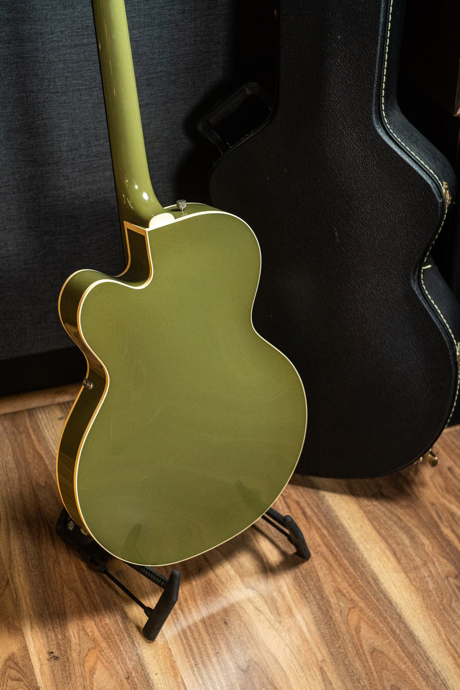 Gretsch USA G6118-R-CST Anniversary Relic Stephen Stern Masterbuilt - 2-Tone Smoke Green (#UC07030197) - Pre-Owned
