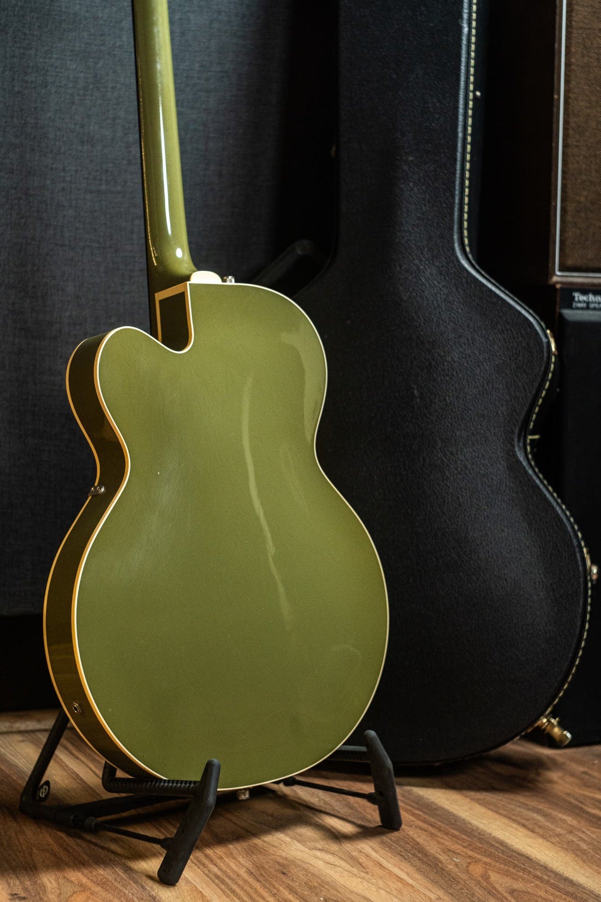 Gretsch USA G6118-R-CST Anniversary Relic Stephen Stern Masterbuilt - 2-Tone Smoke Green (#UC07030197) - Pre-Owned