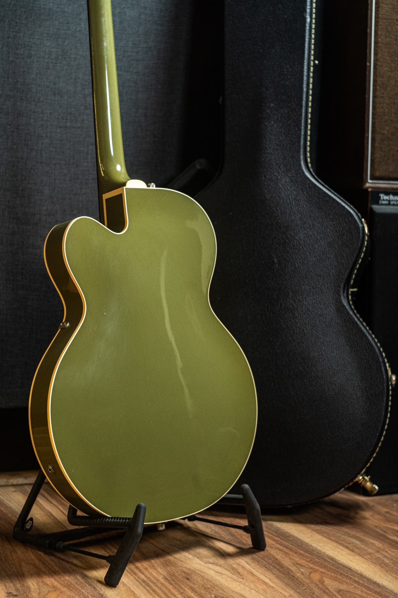 Gretsch USA G6118-R-CST Anniversary Relic Stephen Stern Masterbuilt - 2-Tone Smoke Green (#UC07030197) - Pre-Owned