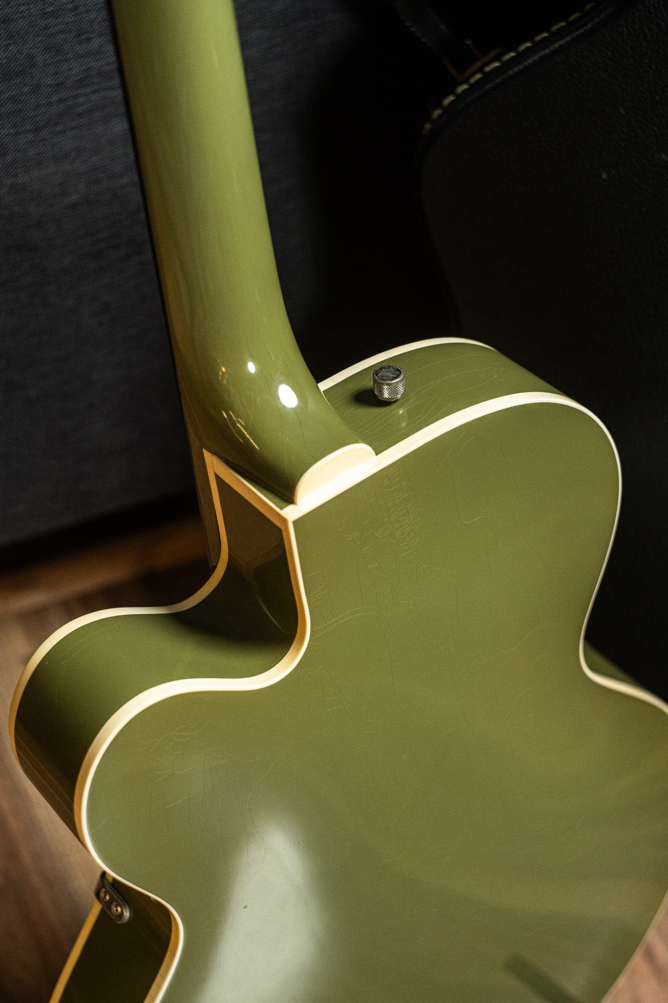 Gretsch USA G6118-R-CST Anniversary Relic Stephen Stern Masterbuilt - 2-Tone Smoke Green (#UC07030197) - Pre-Owned