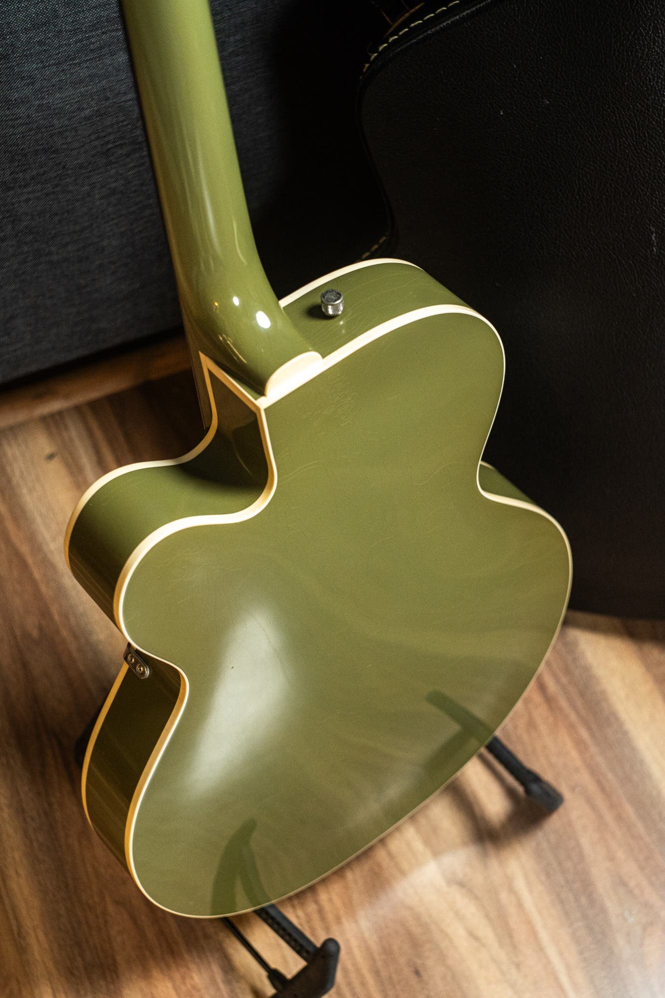 Gretsch USA G6118-R-CST Anniversary Relic Stephen Stern Masterbuilt - 2-Tone Smoke Green (#UC07030197) - Pre-Owned