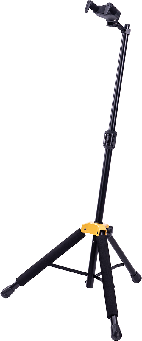 Hercules GS415B PLUS Auto-Grab Single Guitar Stand w/Rest