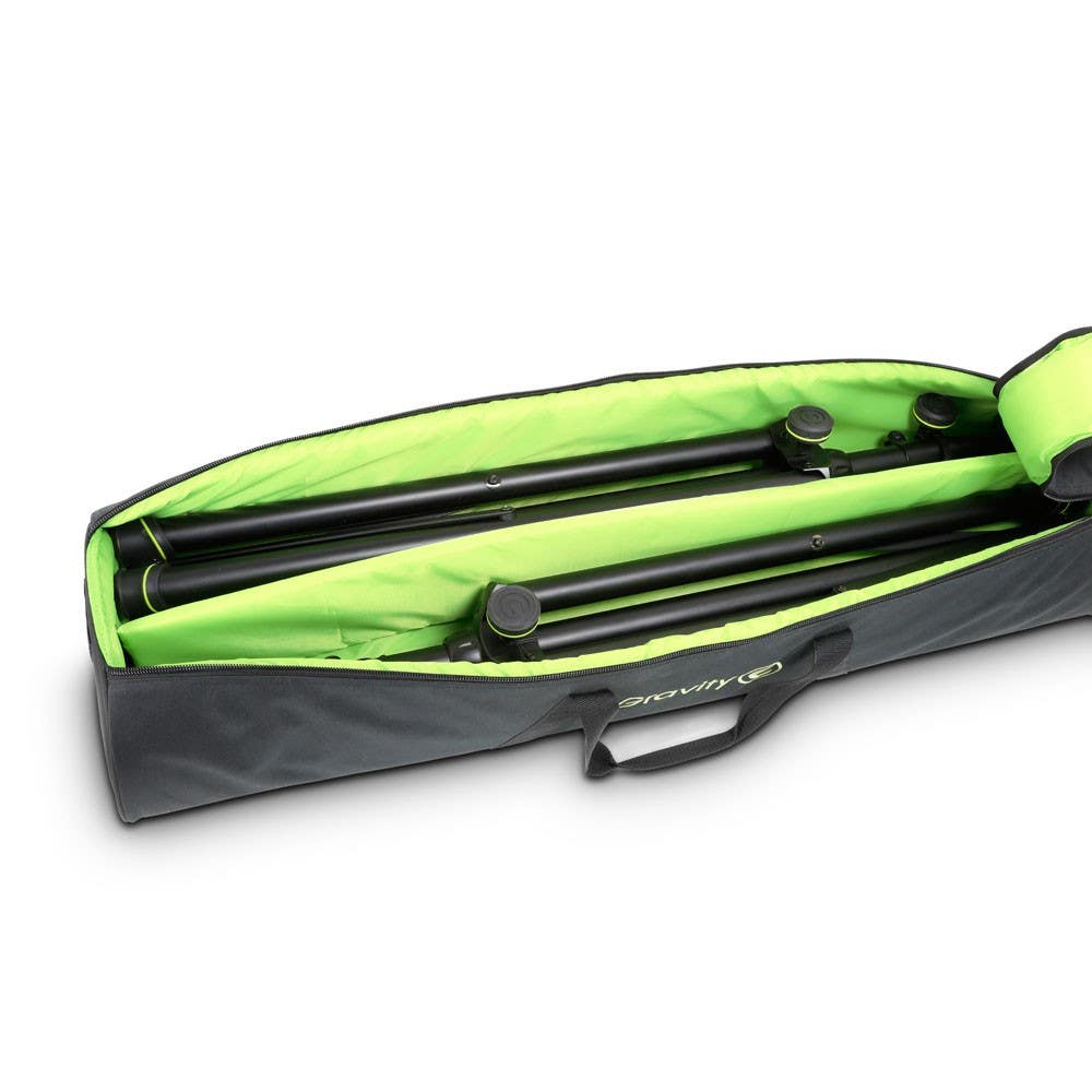 Gravity SS5211BSET1 Aluminium Speaker Stand Pair w/Carry Bag