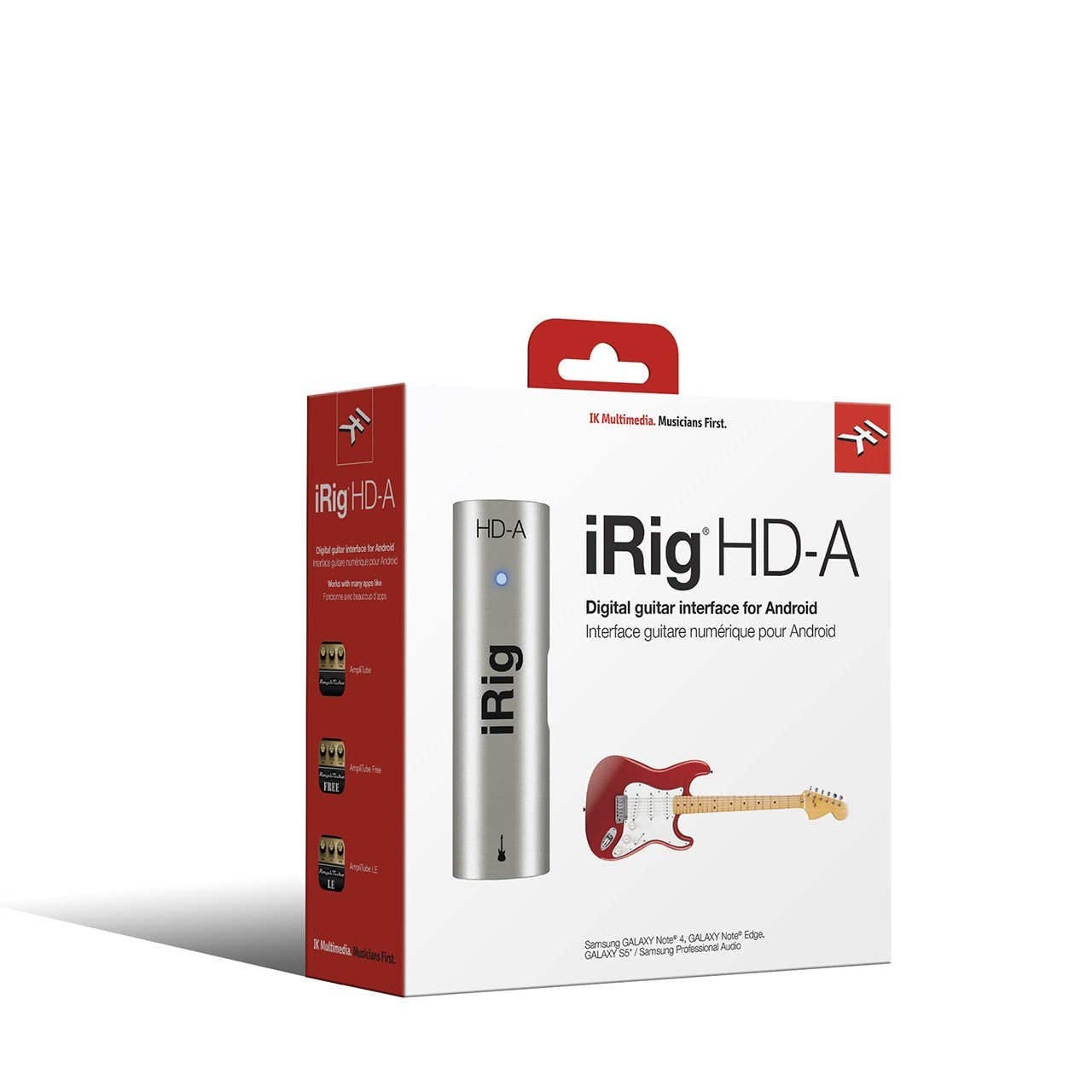 IK Multimedia iRig HD-A Digital Guitar Interface (for Android)