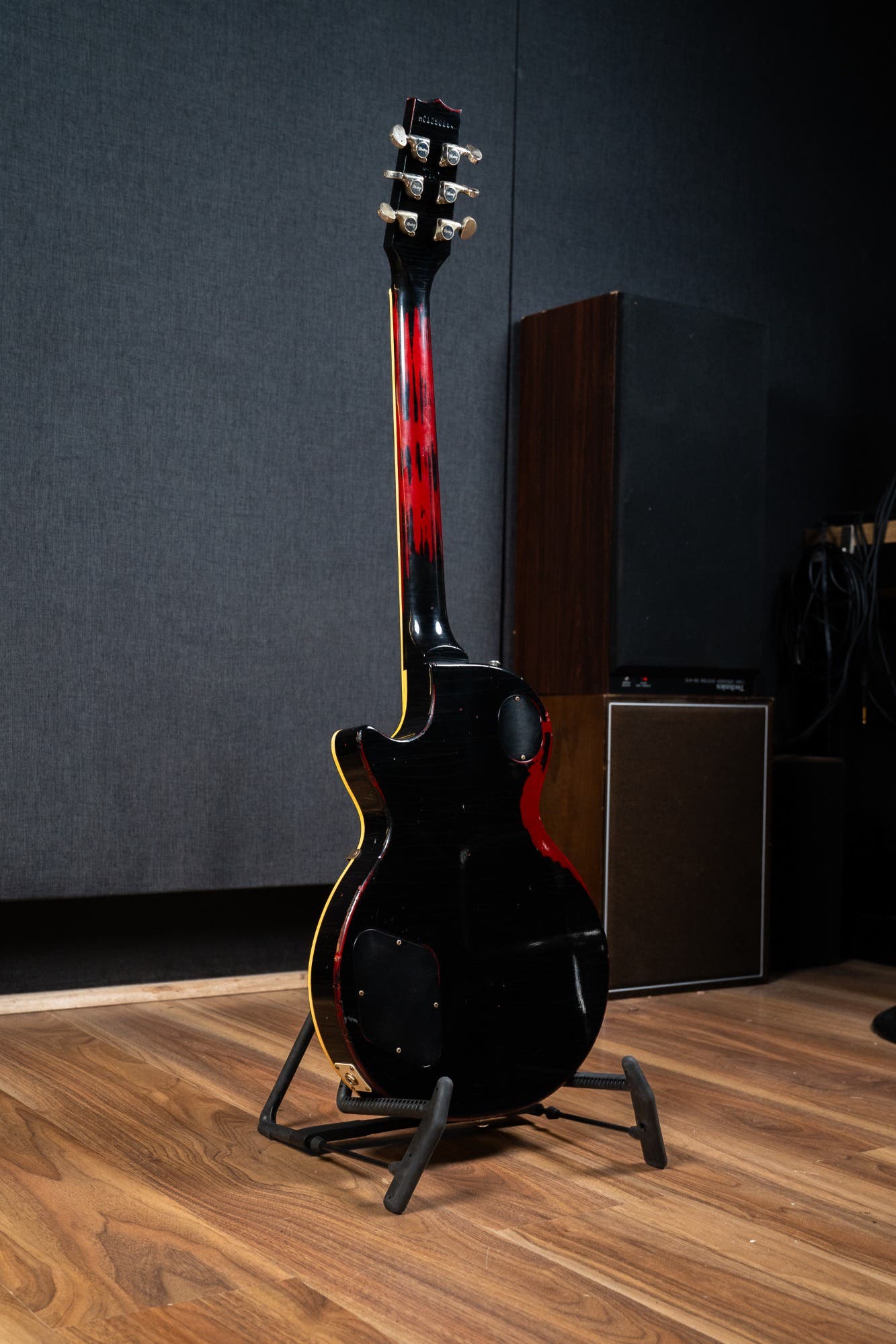 Heritage Custom Shop Factory Special H-150 Electric Guitar - Ebony over Dirty Lemon Burst (AA)