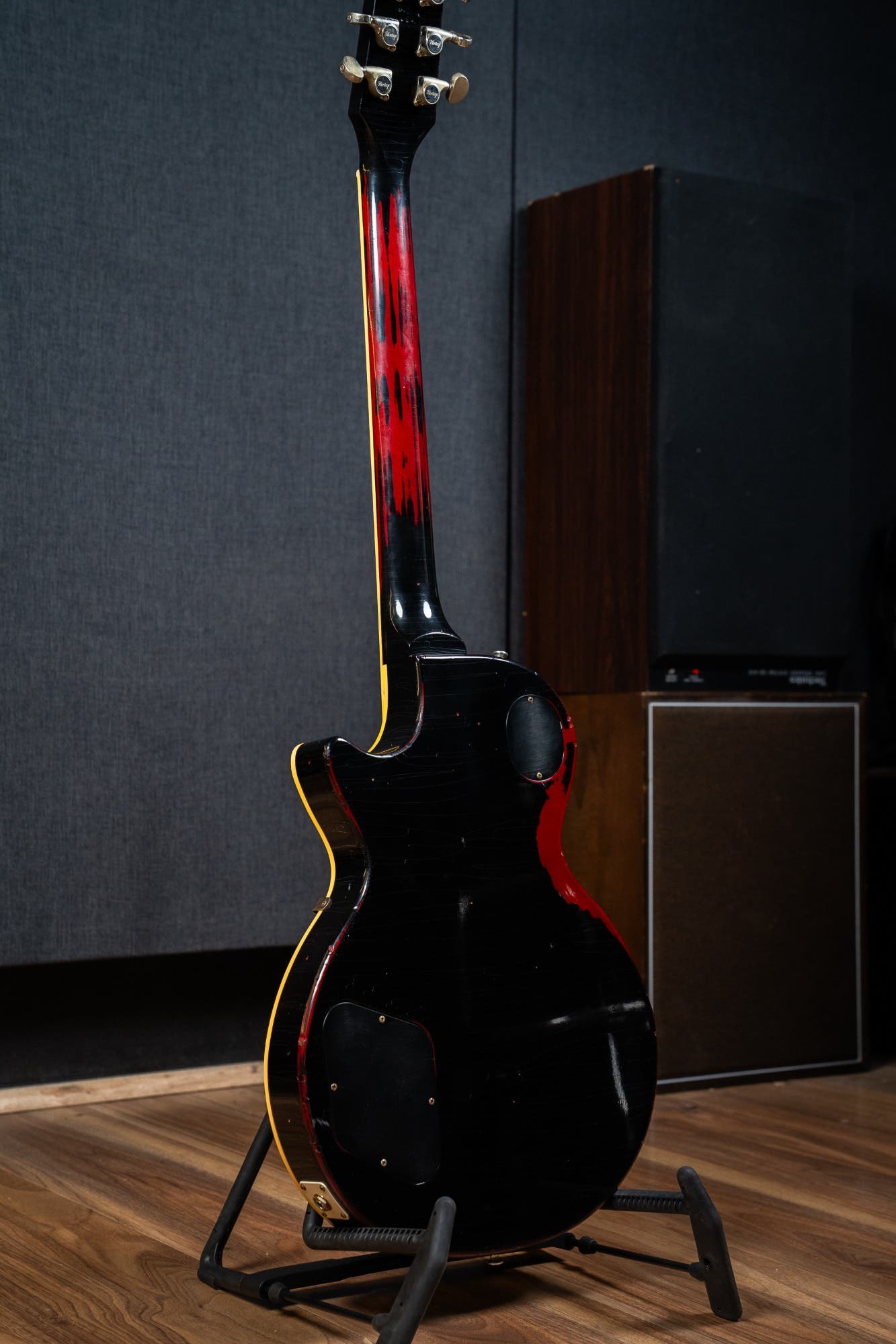 Heritage Custom Shop Factory Special H-150 Electric Guitar - Ebony over Dirty Lemon Burst (AA)