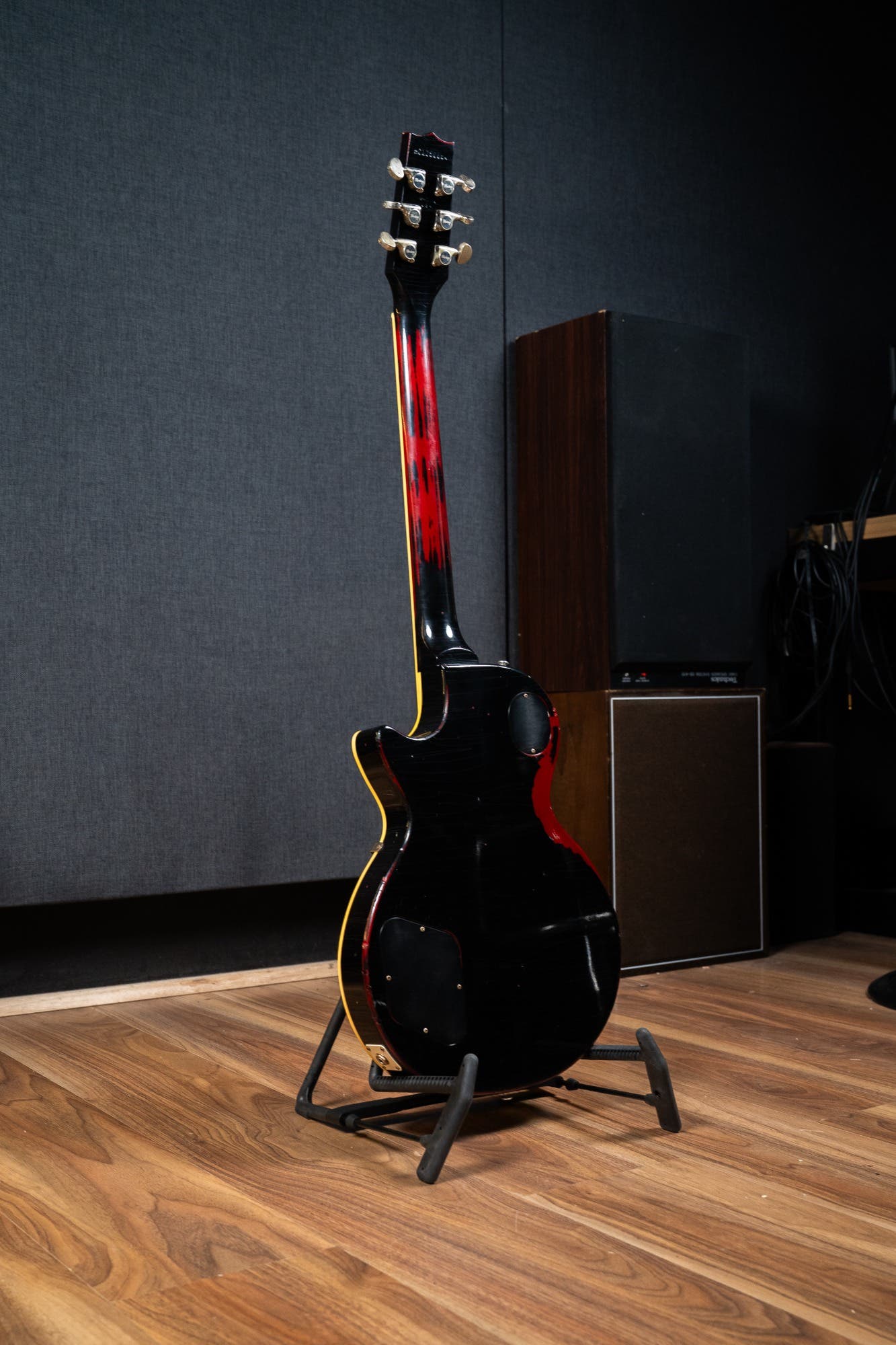 Heritage Custom Shop Factory Special H-150 Electric Guitar - Ebony over Dirty Lemon Burst (AA)