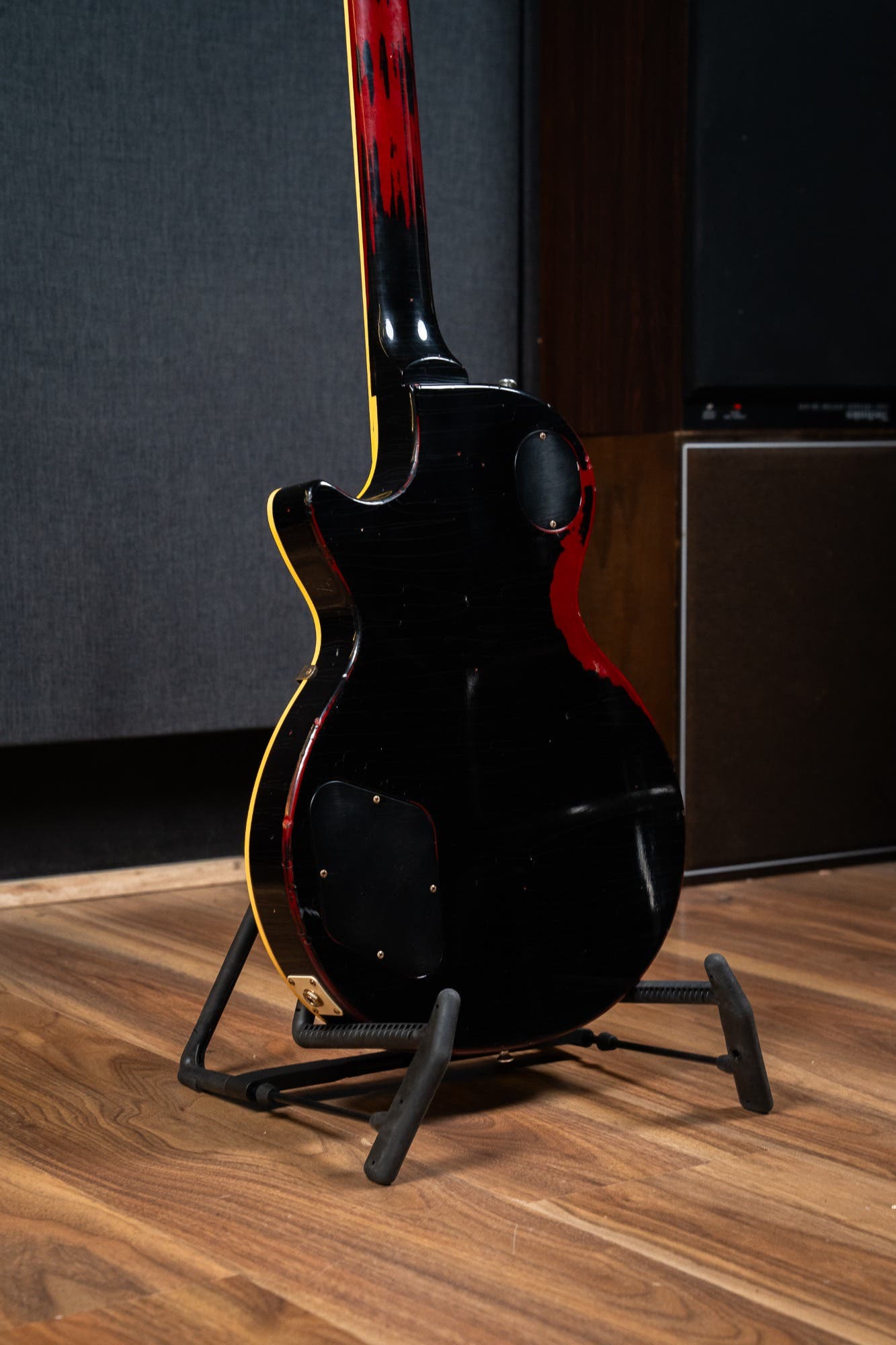 Heritage Custom Shop Factory Special H-150 Electric Guitar - Ebony over Dirty Lemon Burst (AA)