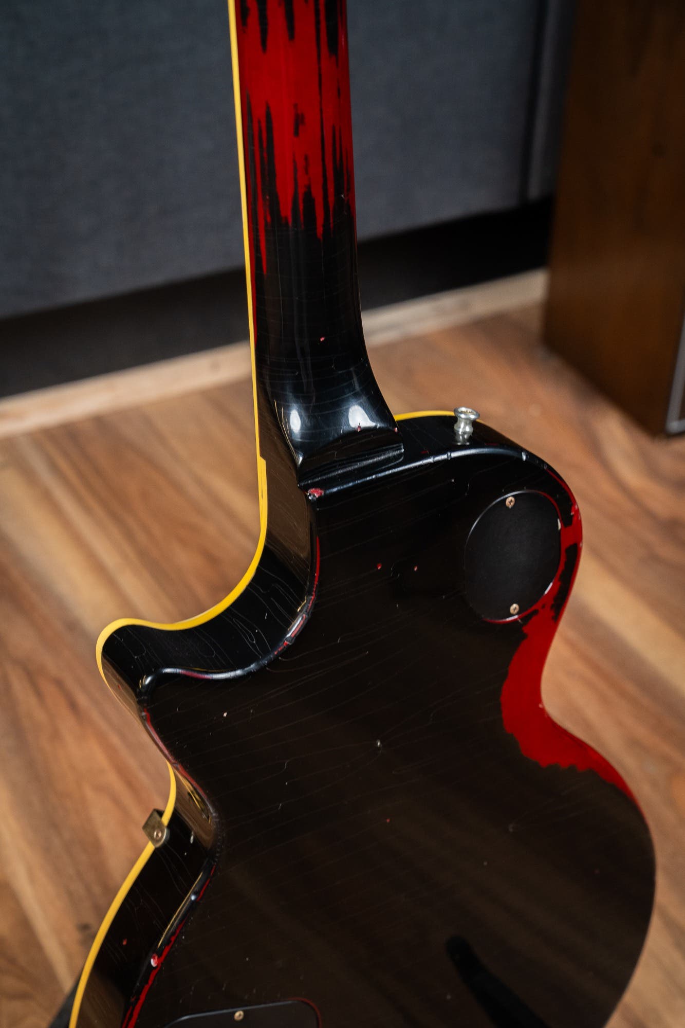 Heritage Custom Shop Factory Special H-150 Electric Guitar - Ebony over Dirty Lemon Burst (AA)