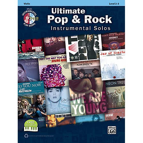 Top Pop & Rock Instrumental Solos Violin Bk/Cd