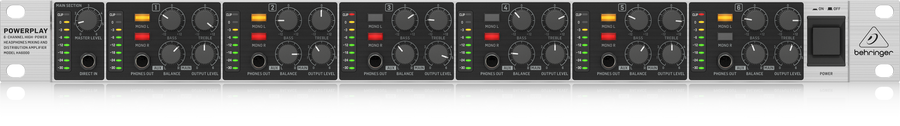 Behringer Powerplay HA6000 Headphone Distribution Amp