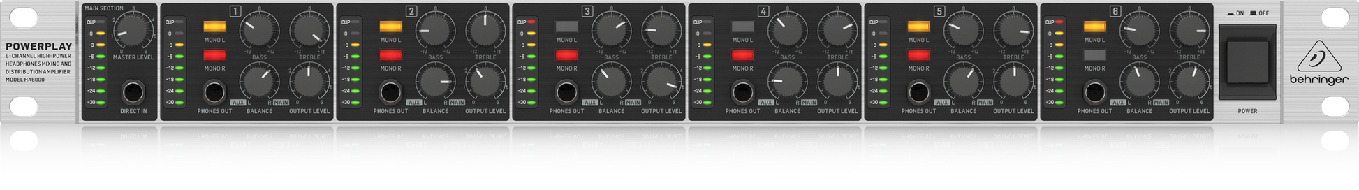 Behringer Powerplay HA6000 Headphone Distribution Amp