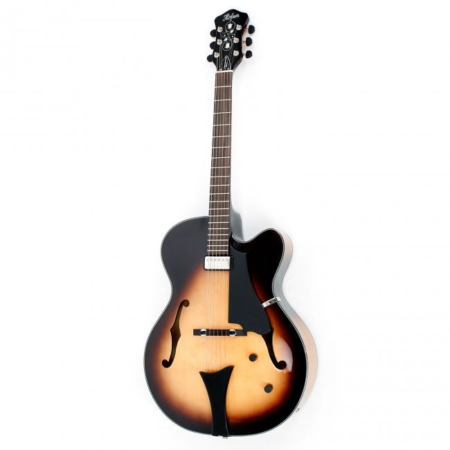 Hofner Blue Tone Super-Luxe Hollowbody Guitar - Sunburst