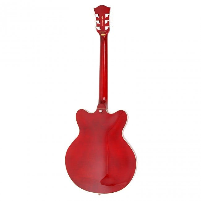 Hofner Verythin CT Semi-Hollow Electric Guitar - Transparent Red