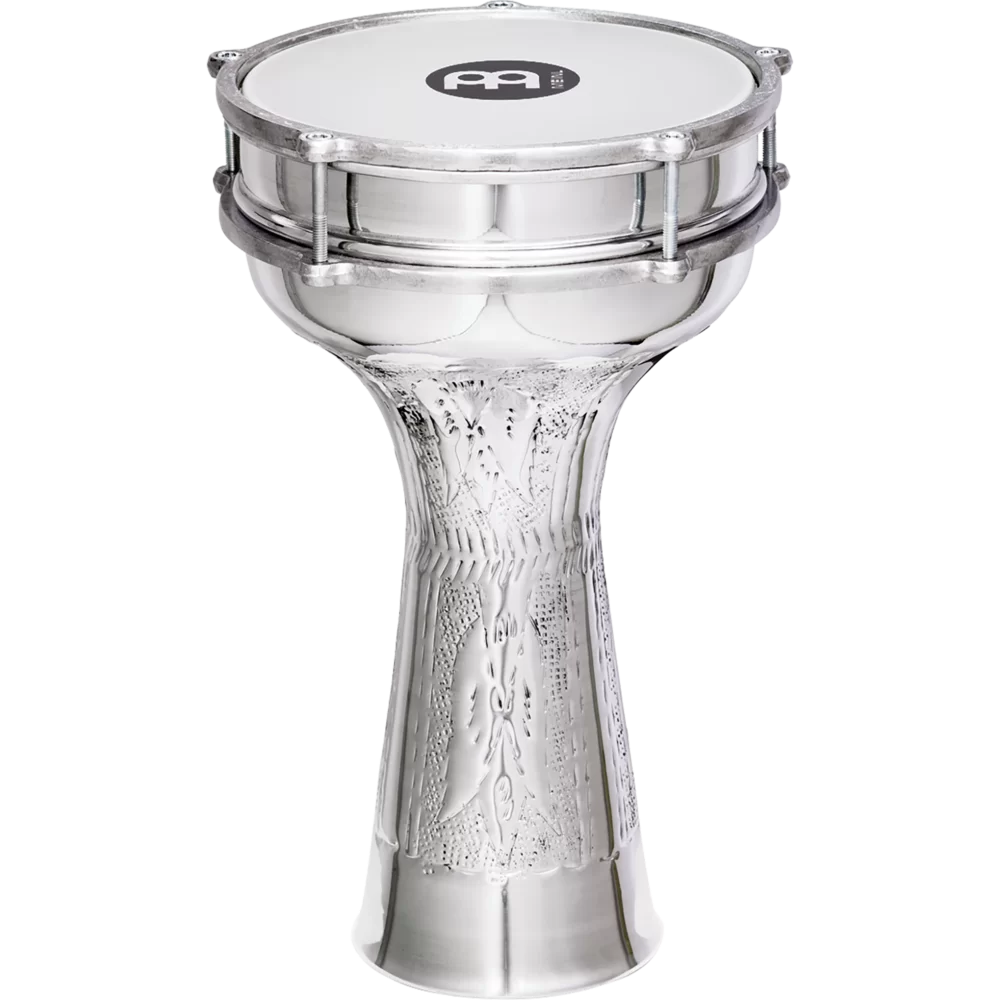 Meinl HE-314 8" Aluminium Jingle Darbuka - Hand Hammered
