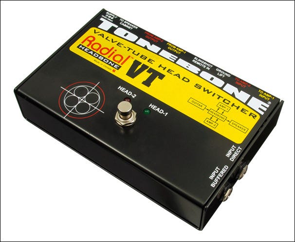 Radial Headbone VT Guitar Amp Head Switcher