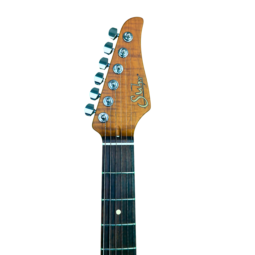 Suhr Dealer Select Classic Antique HSS - Roasted Flame Maple Neck / Rosewood FB - Candy Apple Red