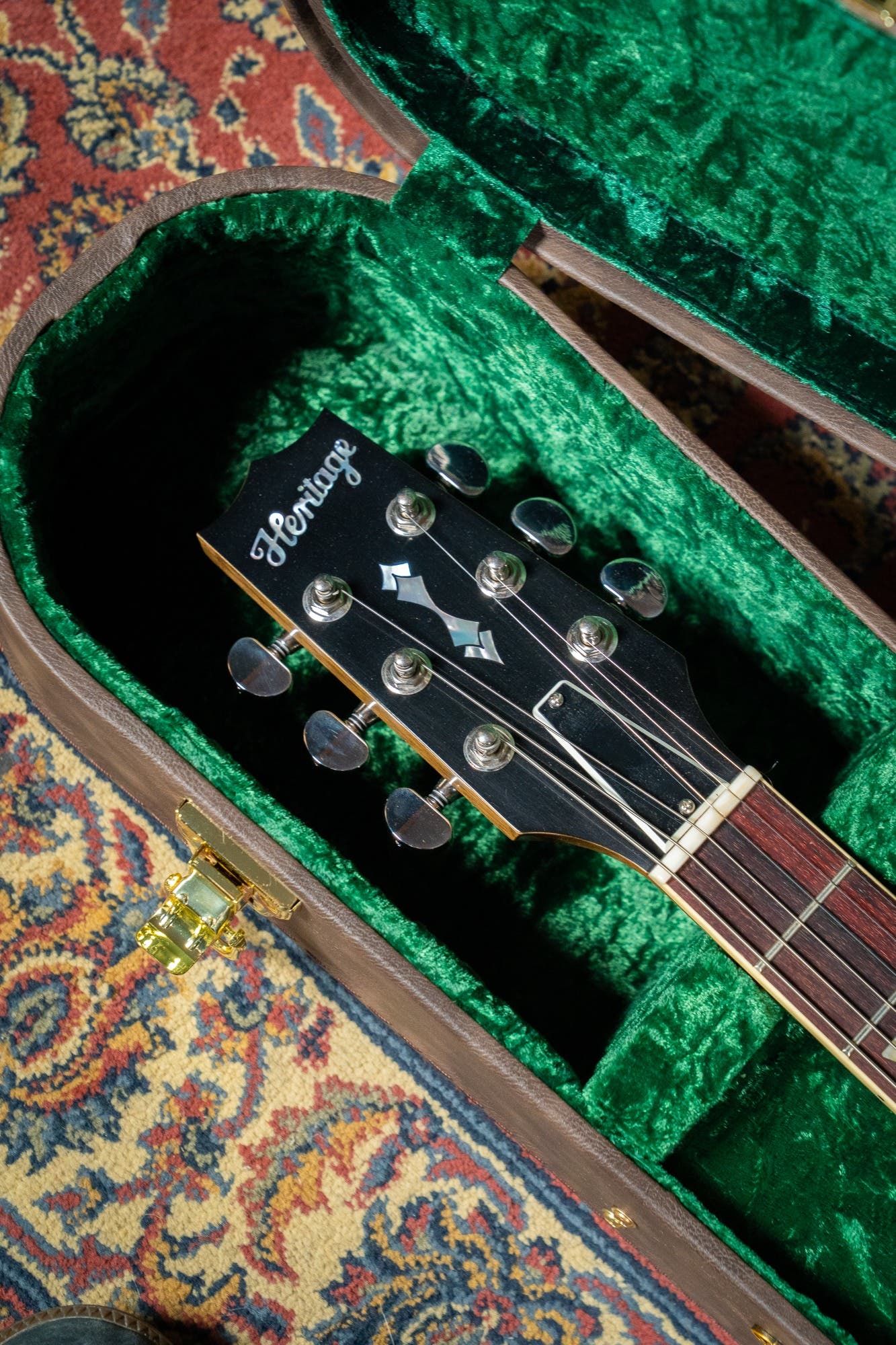 Heritage Custom Shop Factory Special H-150 Black Limba Electric Guitar - Honey Burst