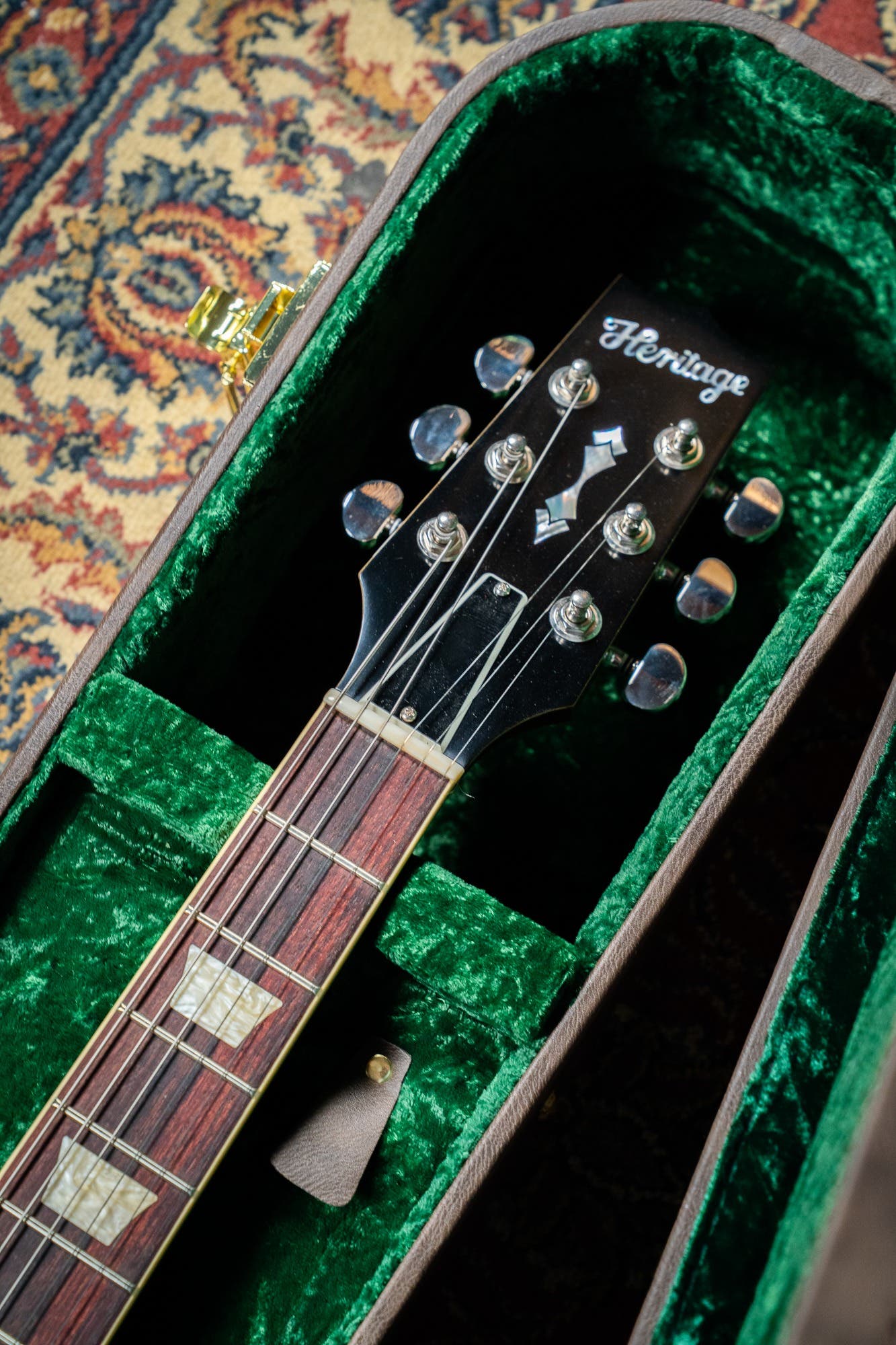 Heritage Custom Shop Factory Special H-150 Black Limba Electric Guitar - Honey Burst