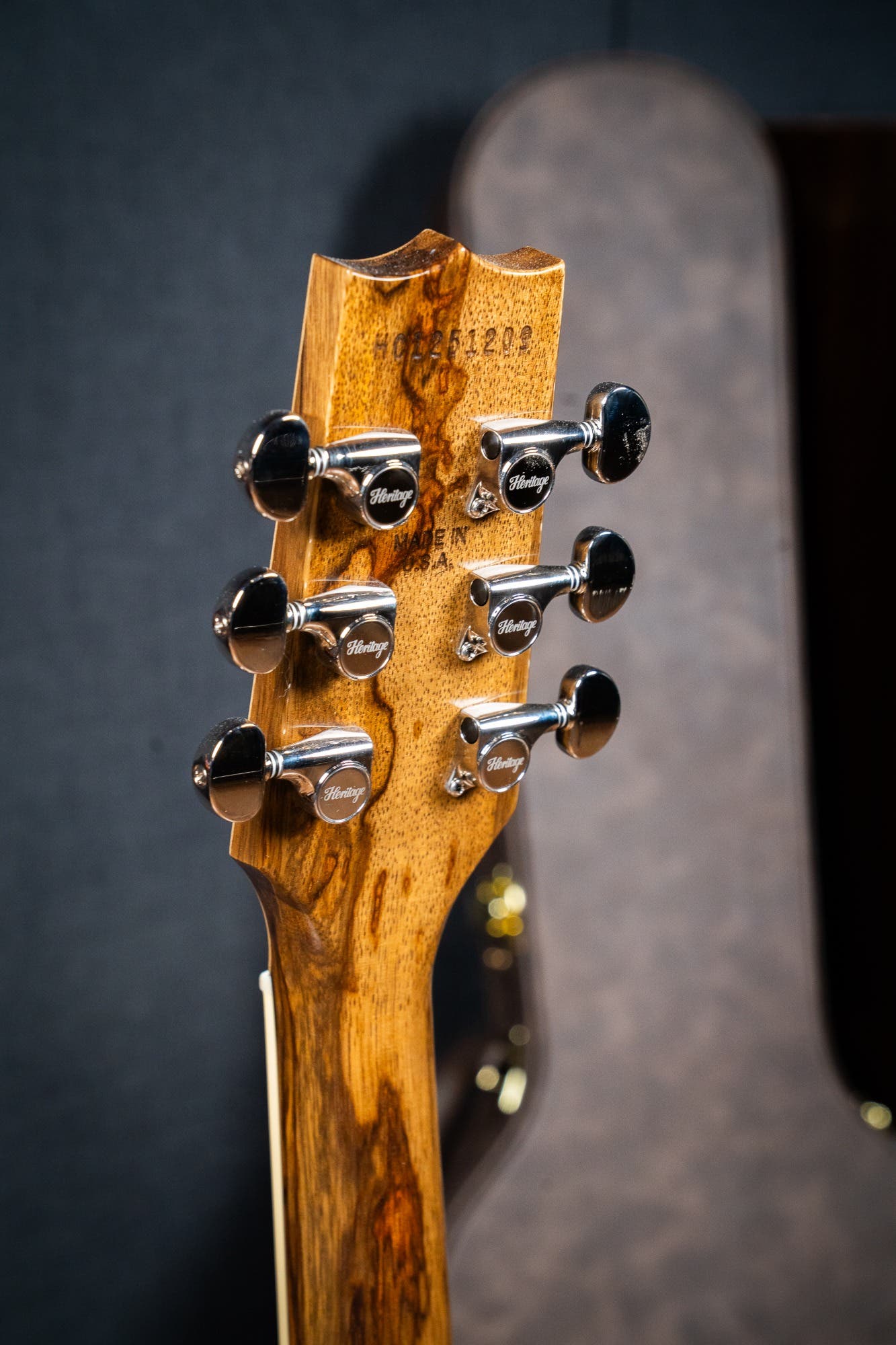 Heritage Custom Shop Factory Special H-150 Black Limba Electric Guitar - Honey Burst