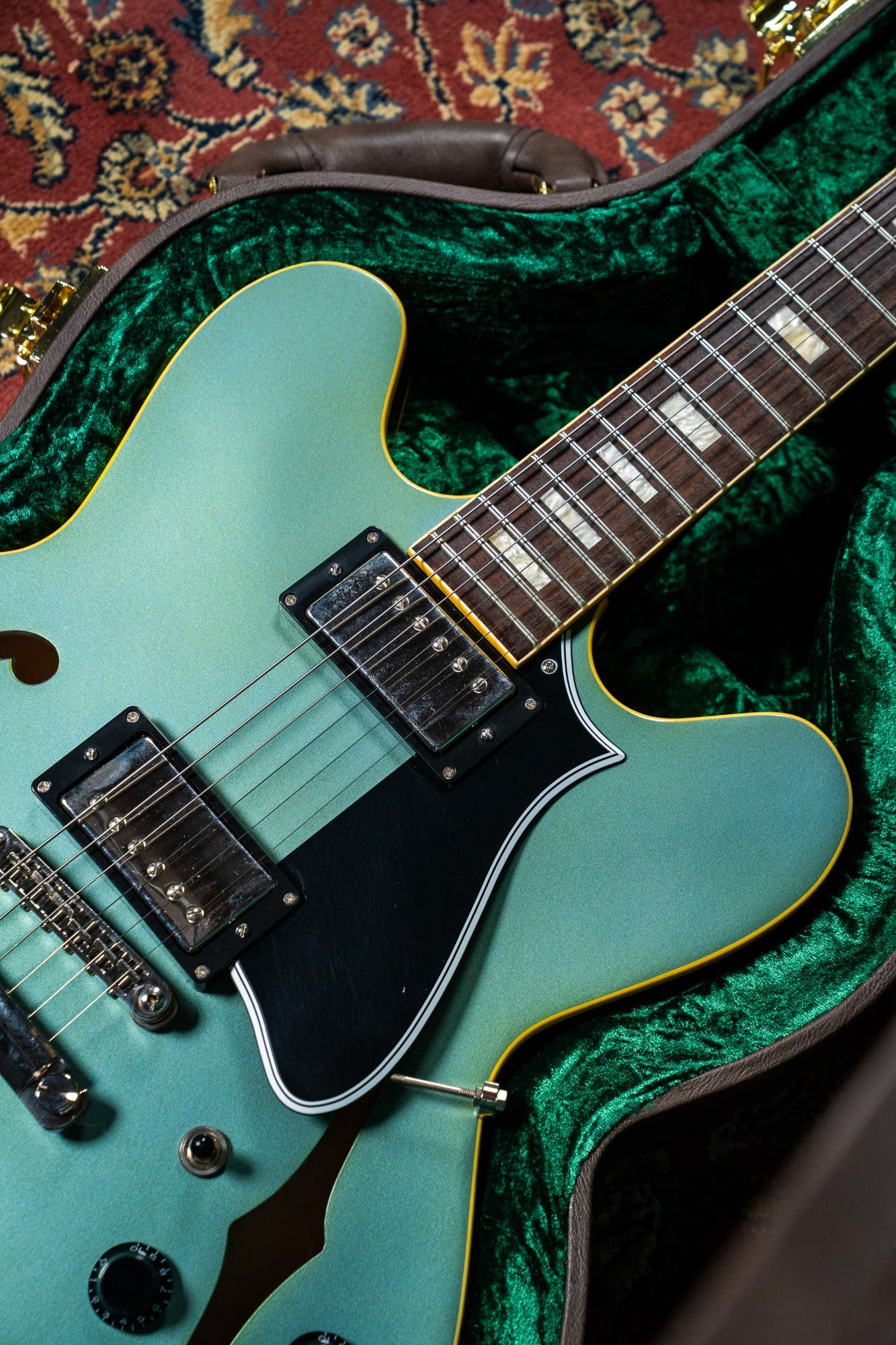 Heritage Custom Shop Factory Special H-535 Electric Guitar - Pelham Blue w/Stinger - Pre-Owned