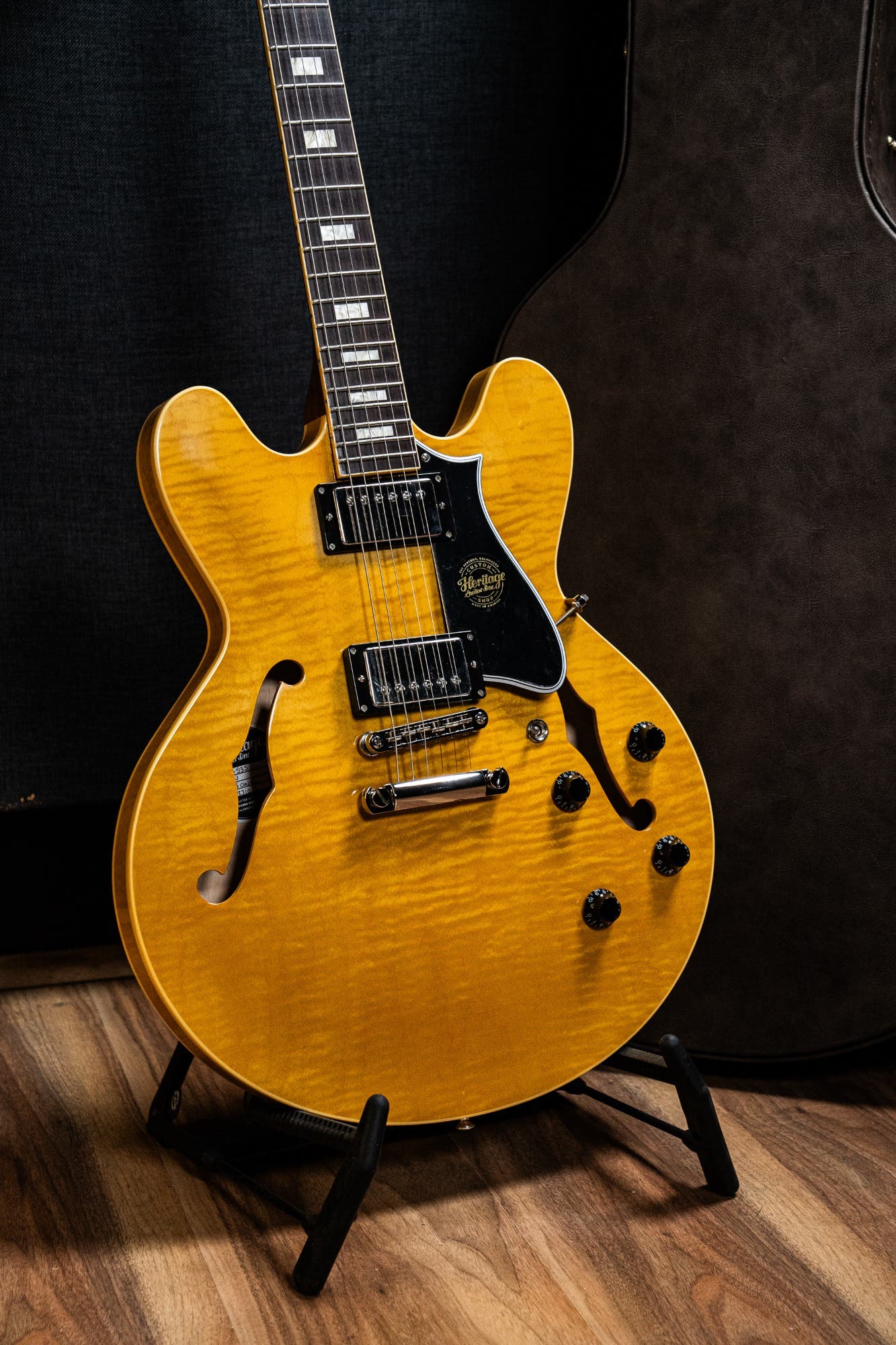 Heritage Guitars Custom Core Collection H-535 Electric Guitar w/Case - Antique Natural