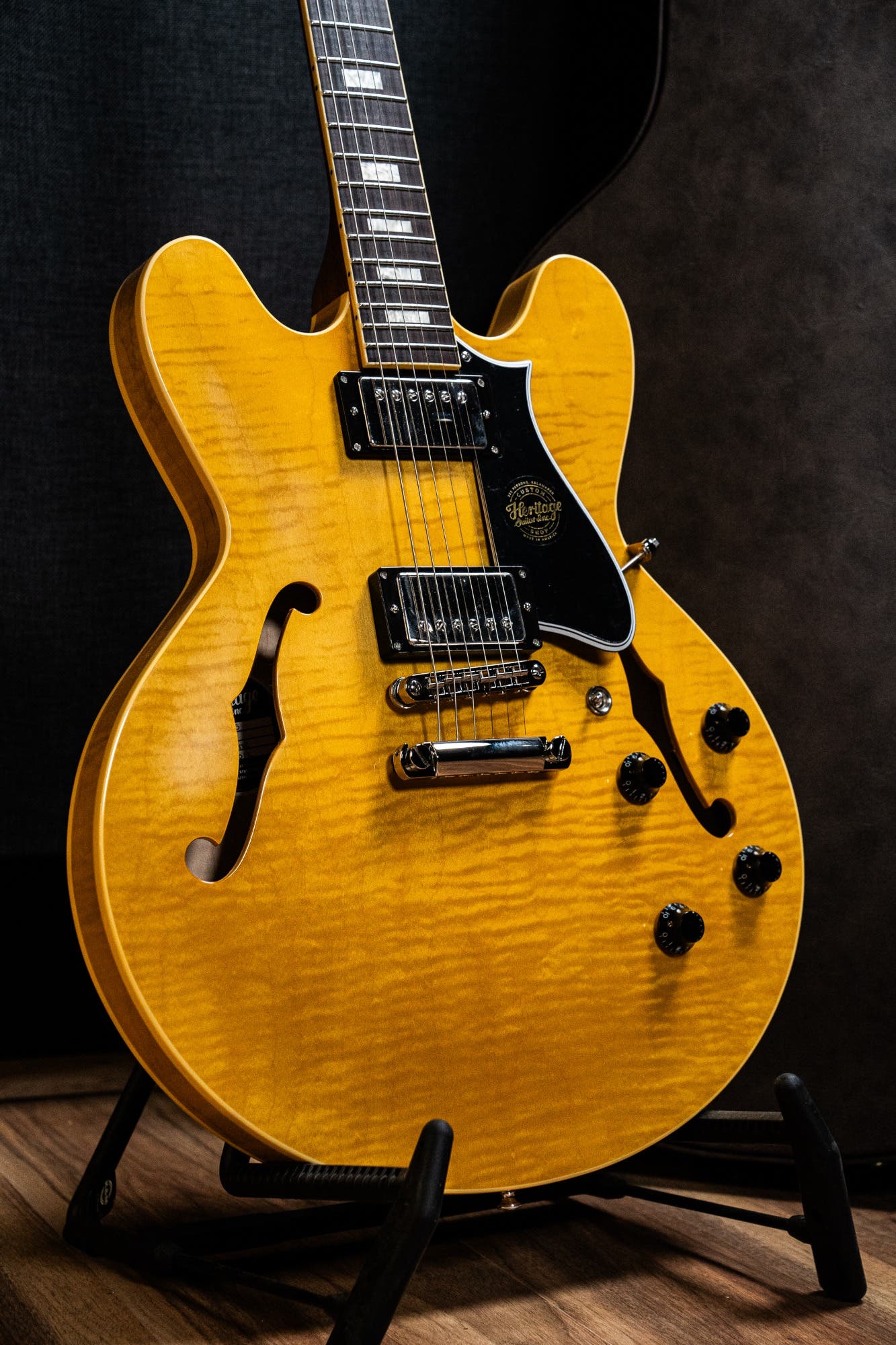 Heritage Guitars Custom Core Collection H-535 Electric Guitar w/Case - Antique Natural