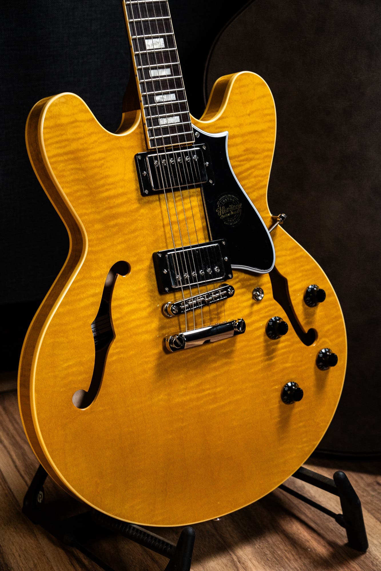 Heritage Guitars Custom Core Collection H-535 Electric Guitar w/Case - Antique Natural