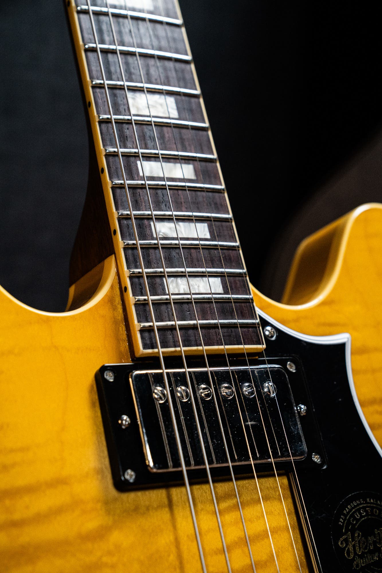 Heritage Guitars Custom Core Collection H-535 Electric Guitar w/Case - Antique Natural