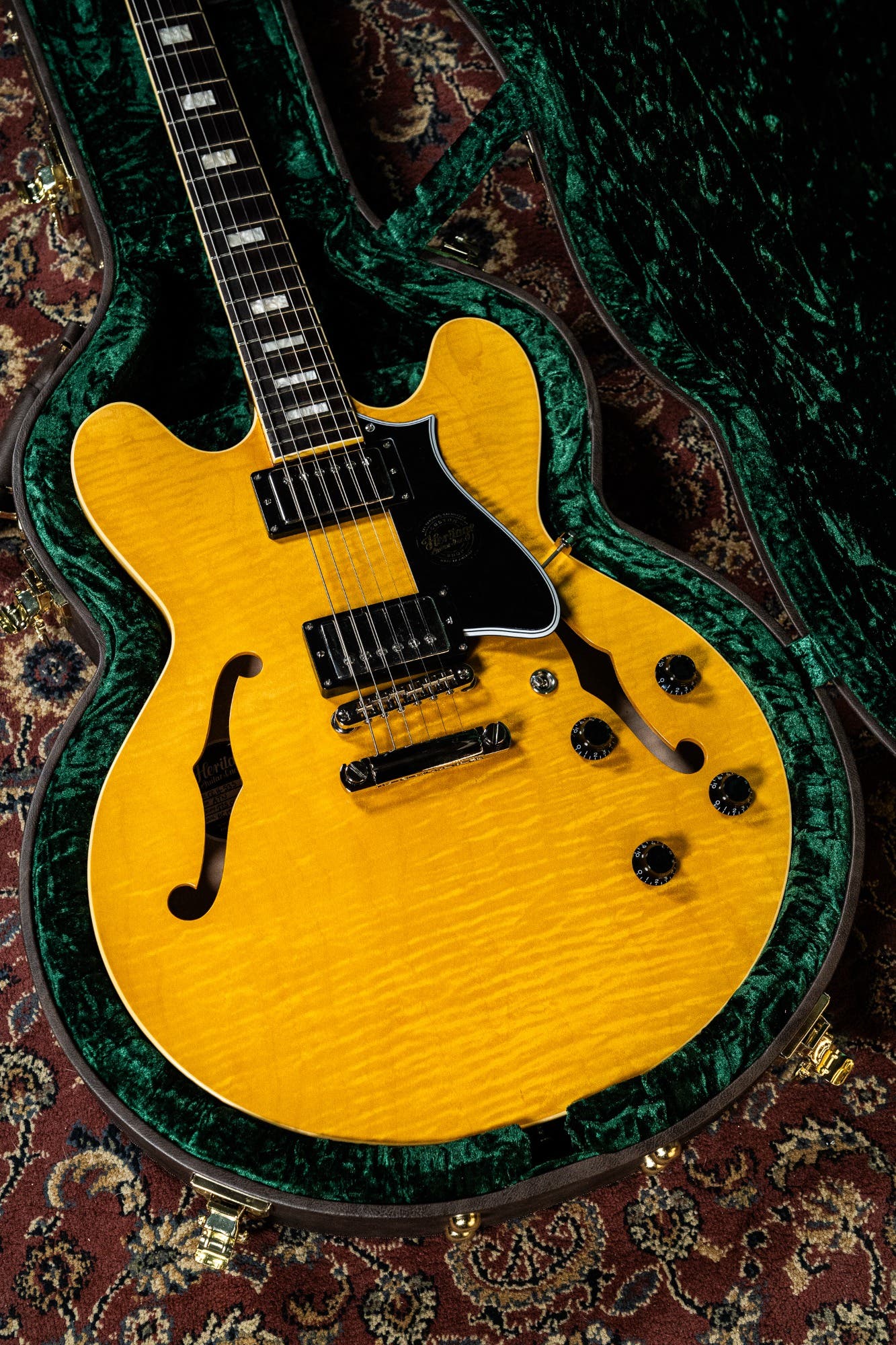 Heritage Guitars Custom Core Collection H-535 Electric Guitar w/Case - Antique Natural