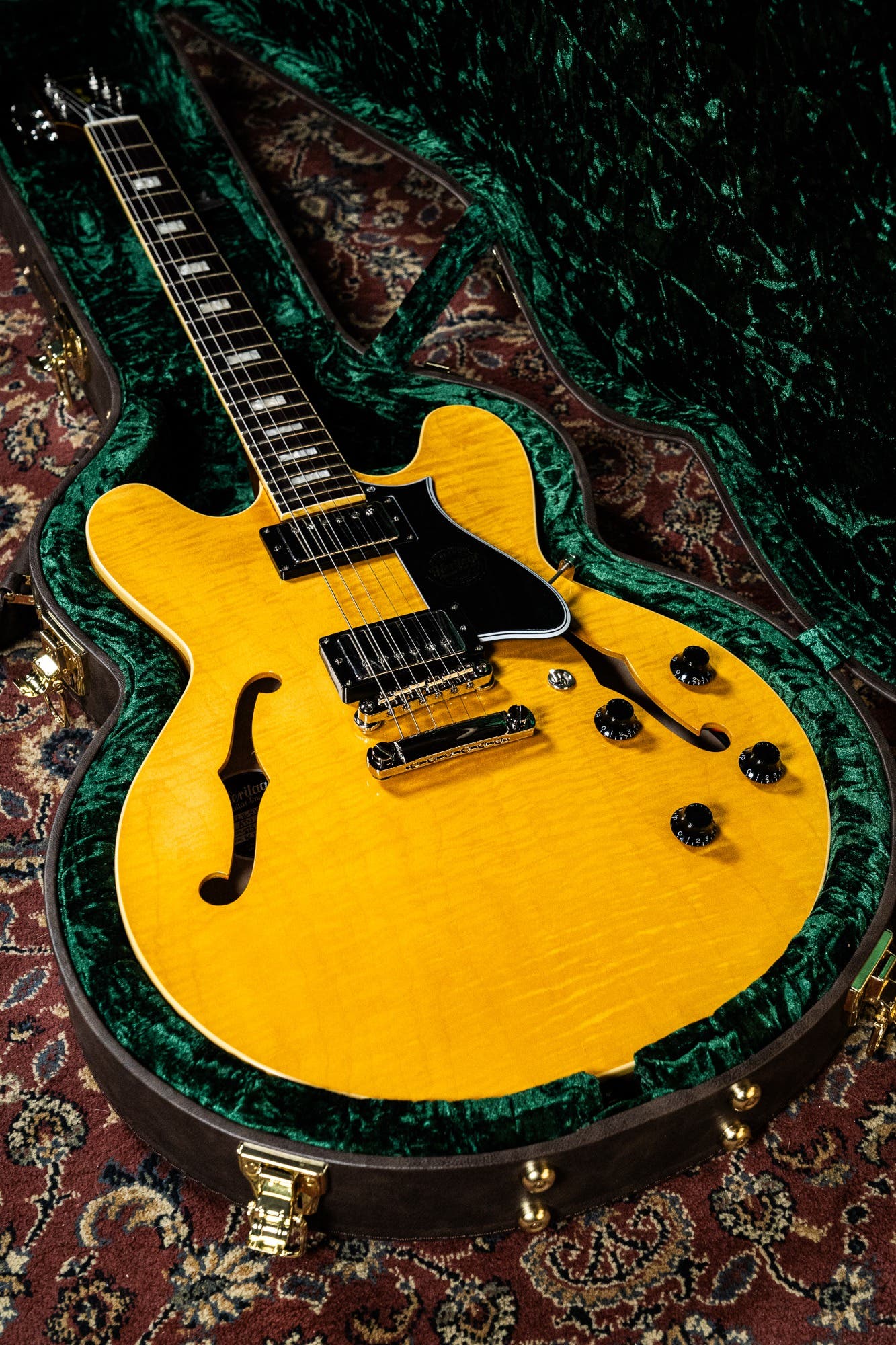 Heritage Guitars Custom Core Collection H-535 Electric Guitar w/Case - Antique Natural