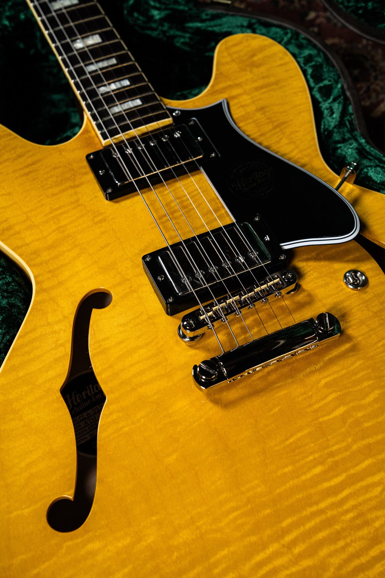 Heritage Guitars Custom Core Collection H-535 Electric Guitar w/Case - Antique Natural