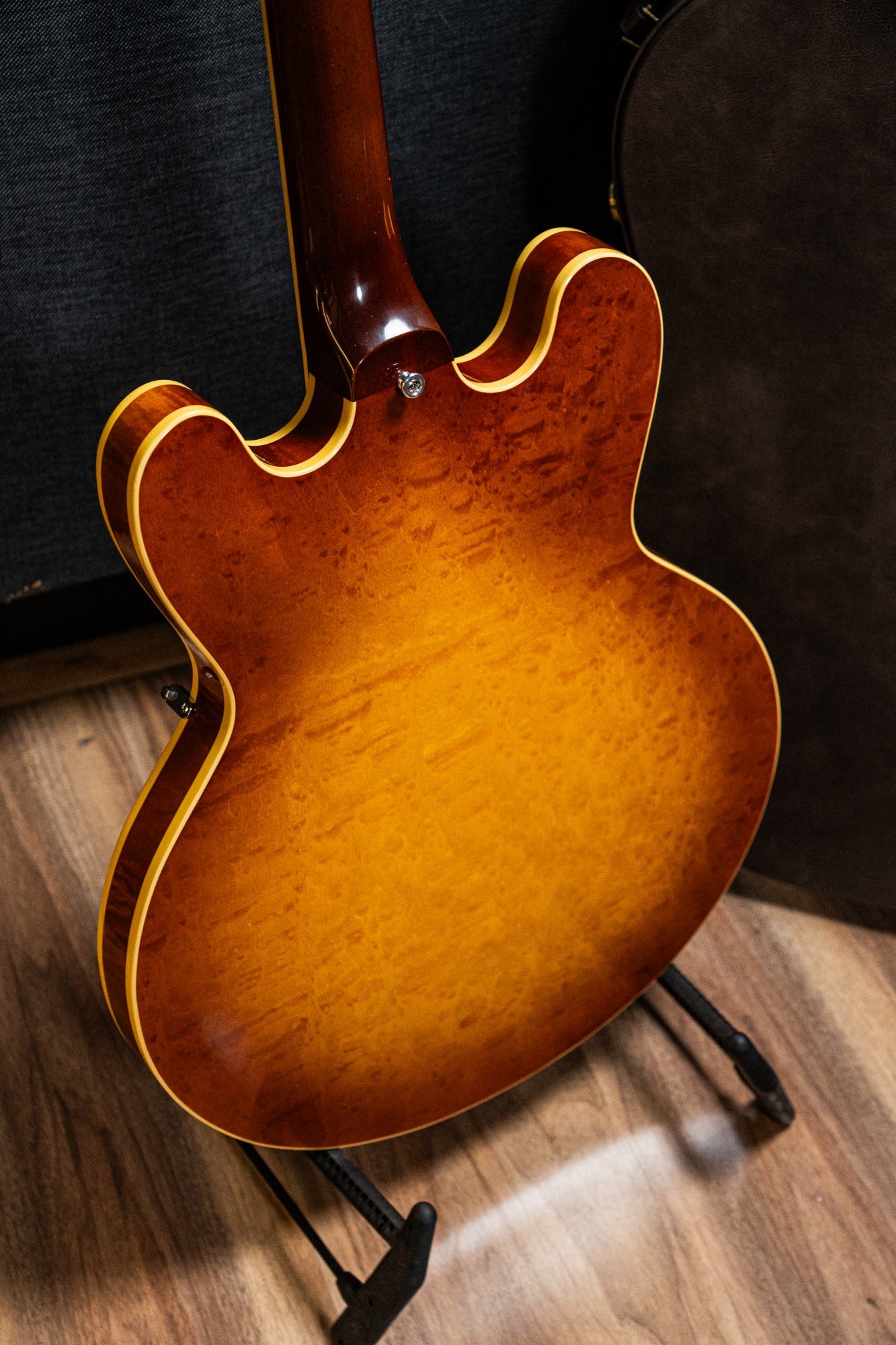 Heritage Custom Shop Core H-535 Blistered Maple Electric Guitar w/Case - Almond Sunburst