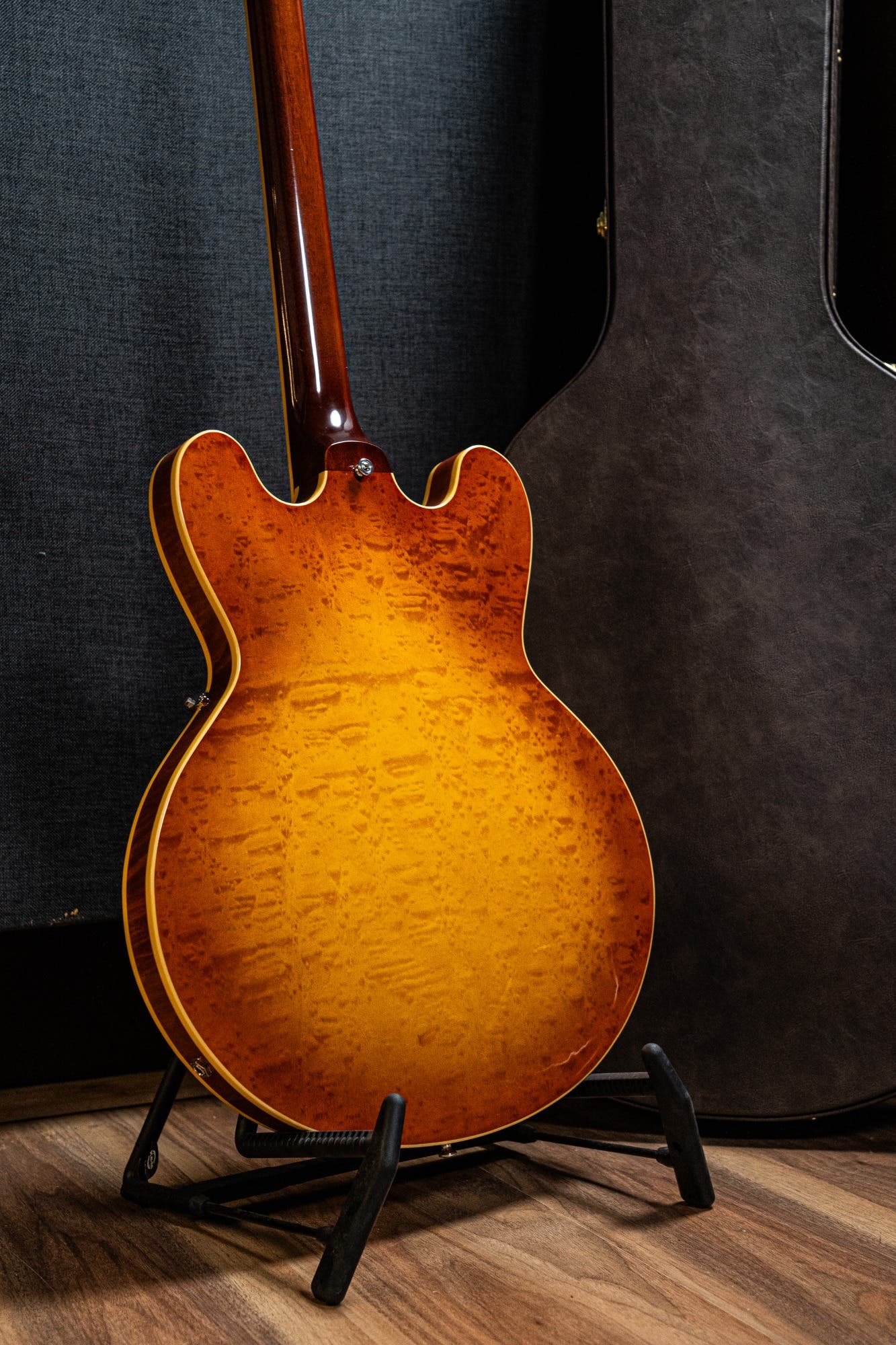 Heritage Custom Shop Core H-535 Blistered Maple Electric Guitar w/Case - Almond Sunburst