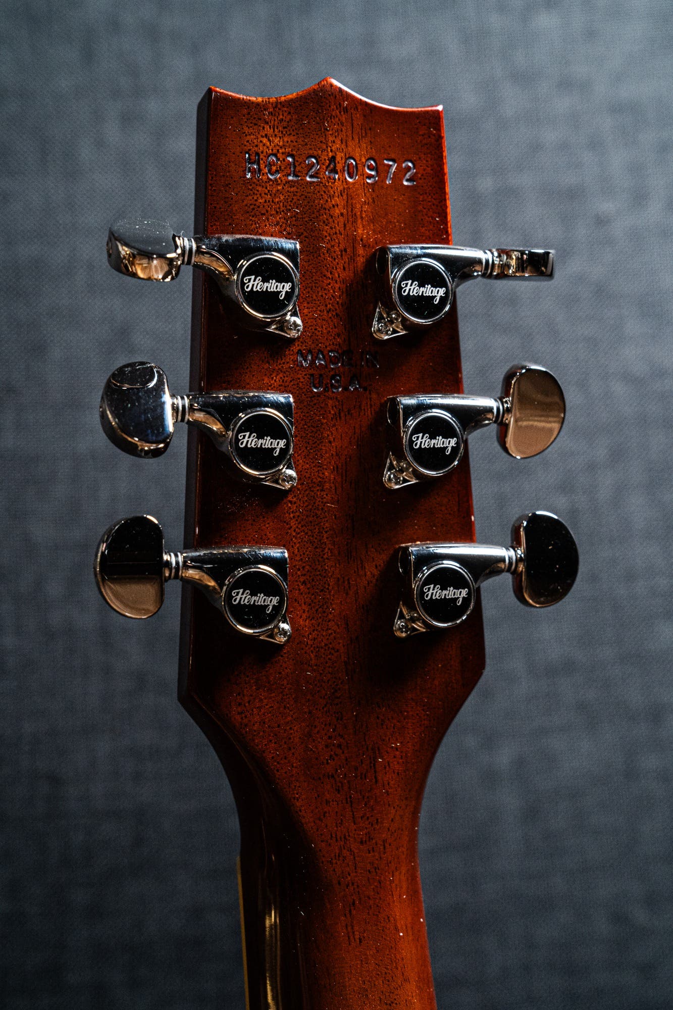 Heritage Custom Shop Core H-535 Blistered Maple Electric Guitar w/Case - Almond Sunburst