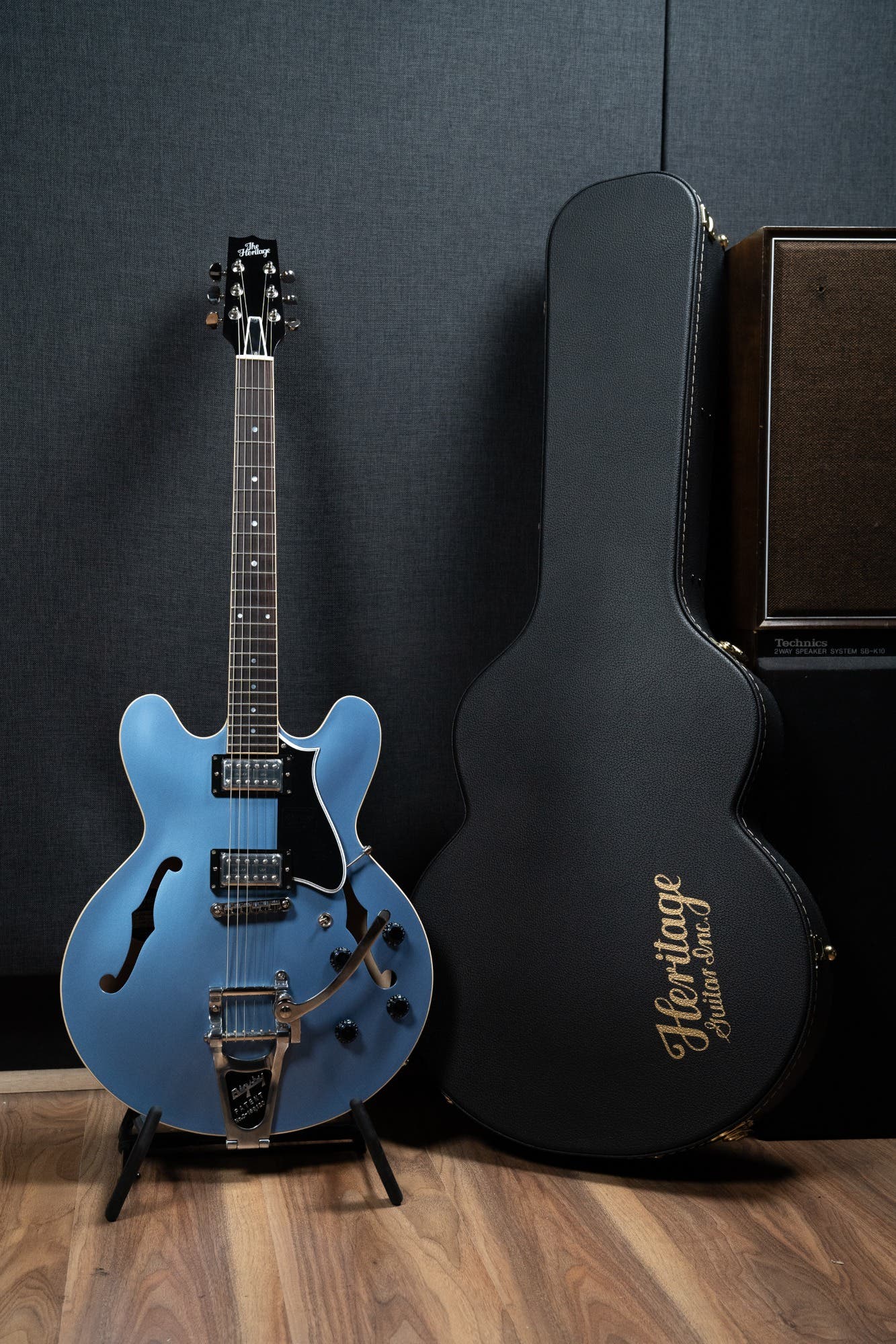 Heritage Standard Collection H-535 Electric Guitar w/Case - Pelham Blue - Bigsby (Lollartrons)
