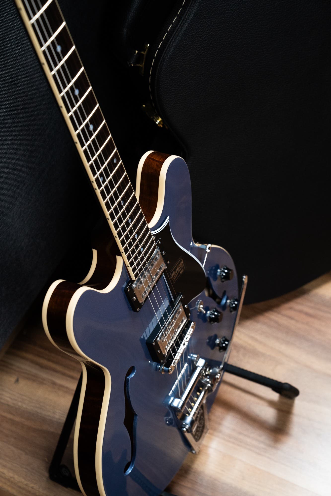 Heritage Standard Collection H-535 Electric Guitar w/Case - Pelham Blue - Bigsby (Lollartrons)