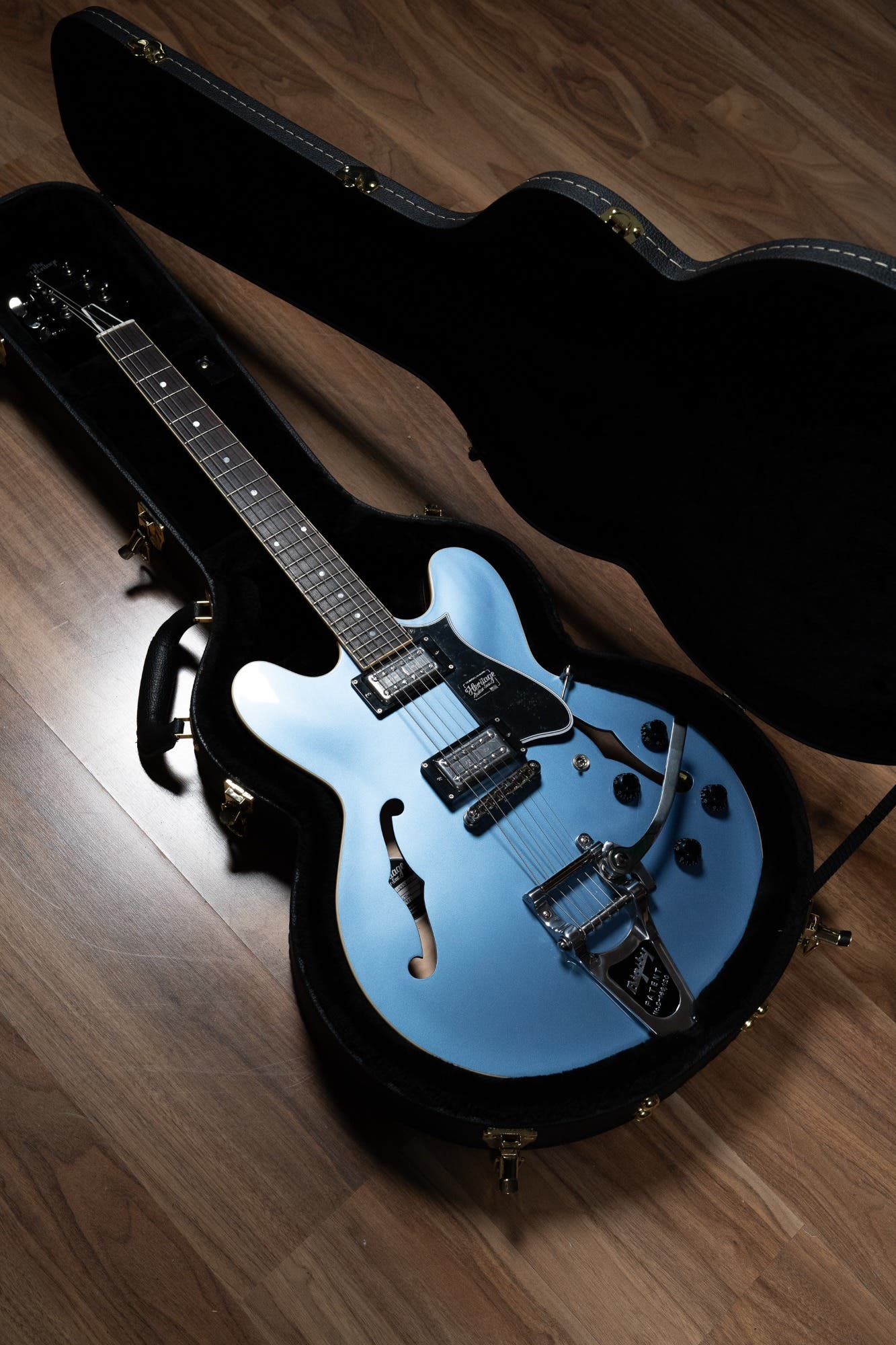 Heritage Standard Collection H-535 Electric Guitar w/Case - Pelham Blue - Bigsby (Lollartrons)